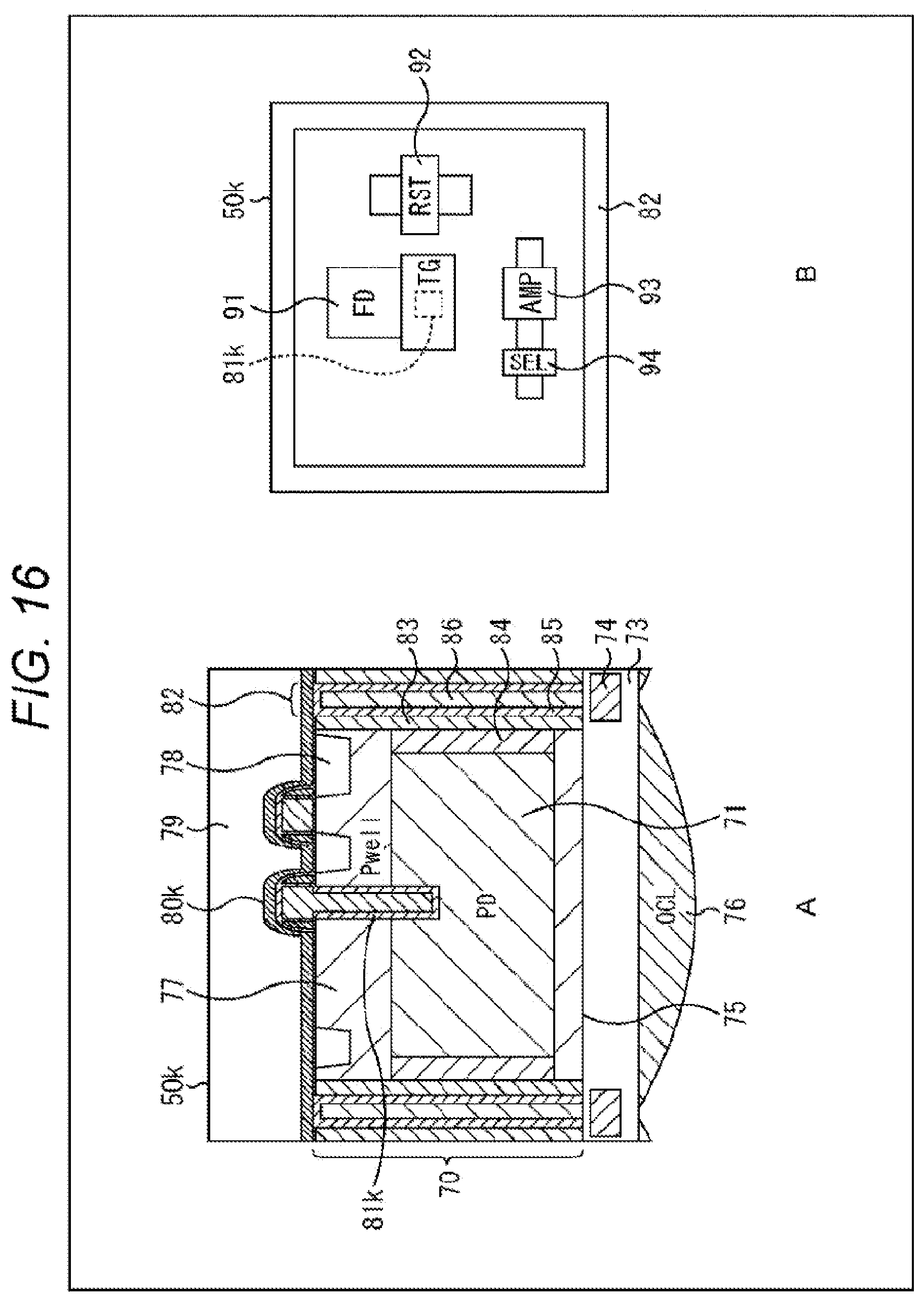 Patent US12107097 Figure 16 – Solid-state imaging device and electronic apparatus