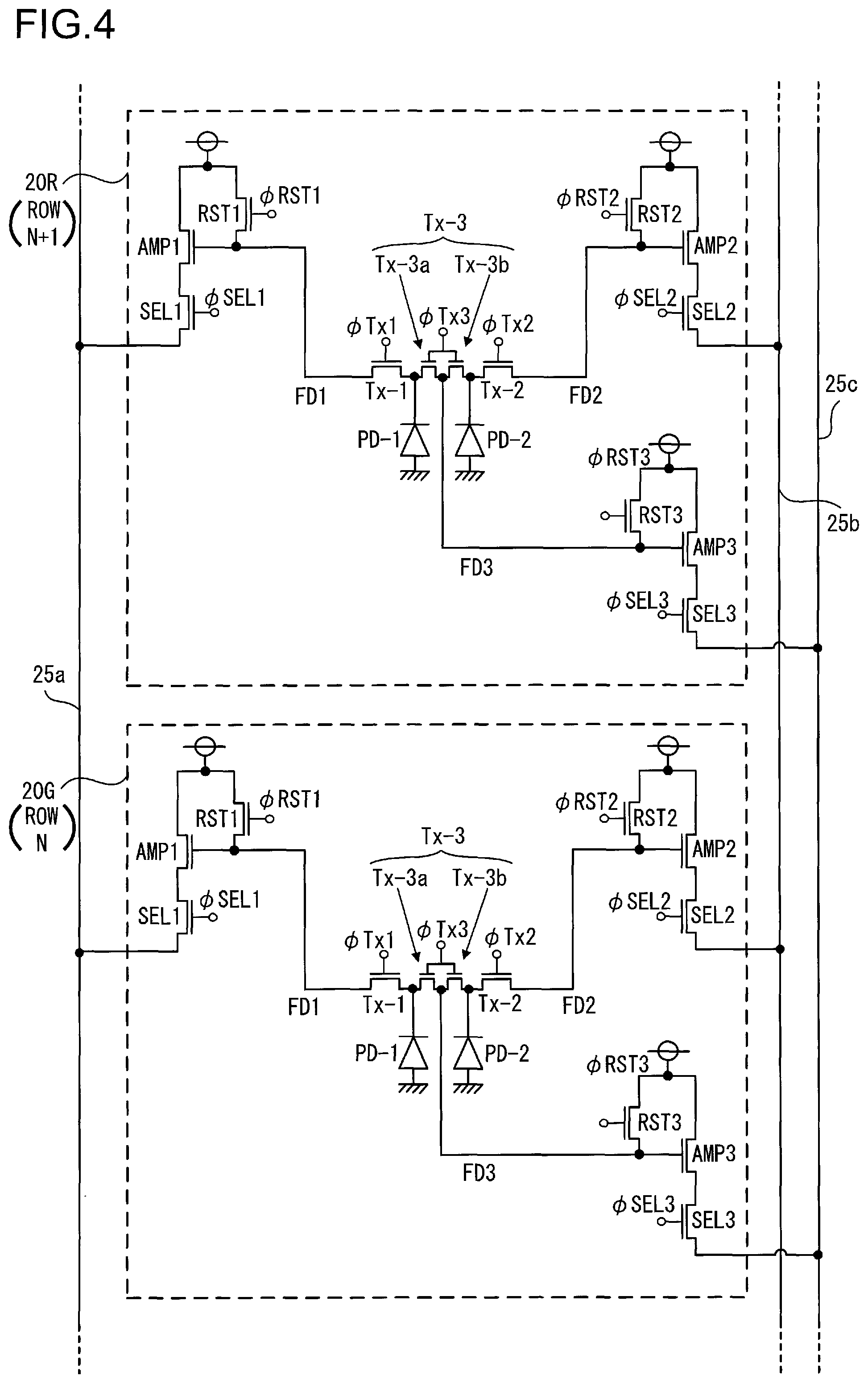 Patent US12107098 Figure 4 – Image sensor, focus adjustment device, and imaging device