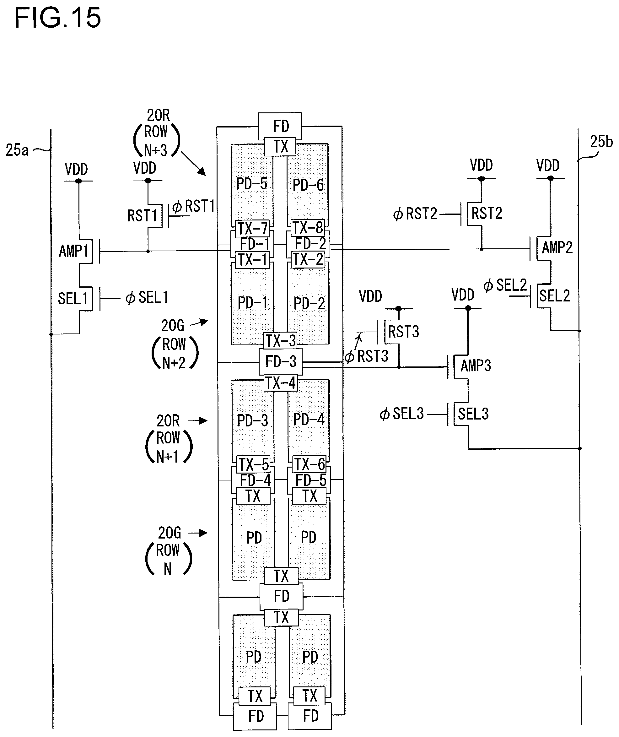 Patent US12107098 Figure 15 – Image sensor, focus adjustment device, and imaging device