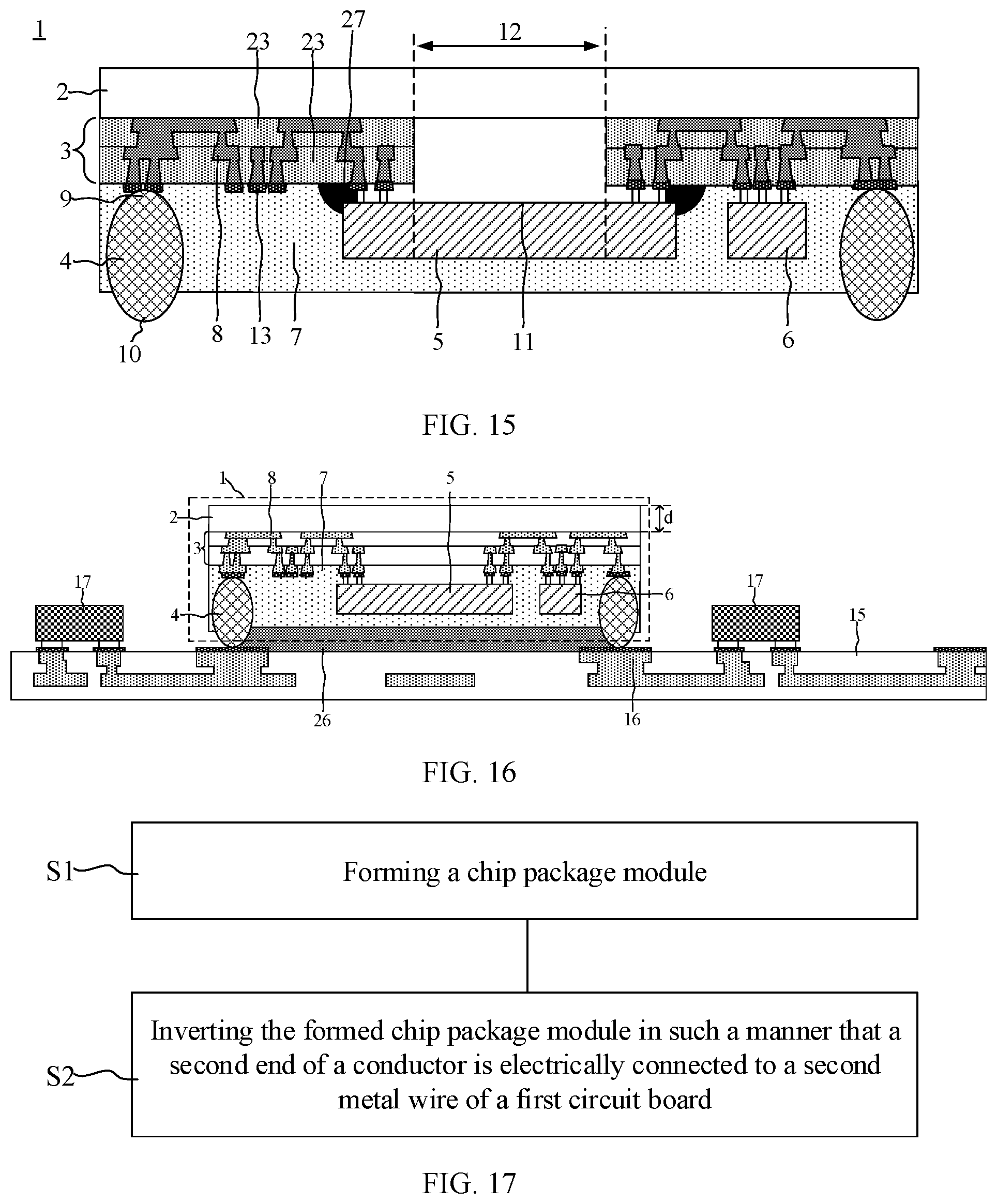 Patent US12107101 Figure 7 – Package structure, packaging method, camera module, and electronic equipment