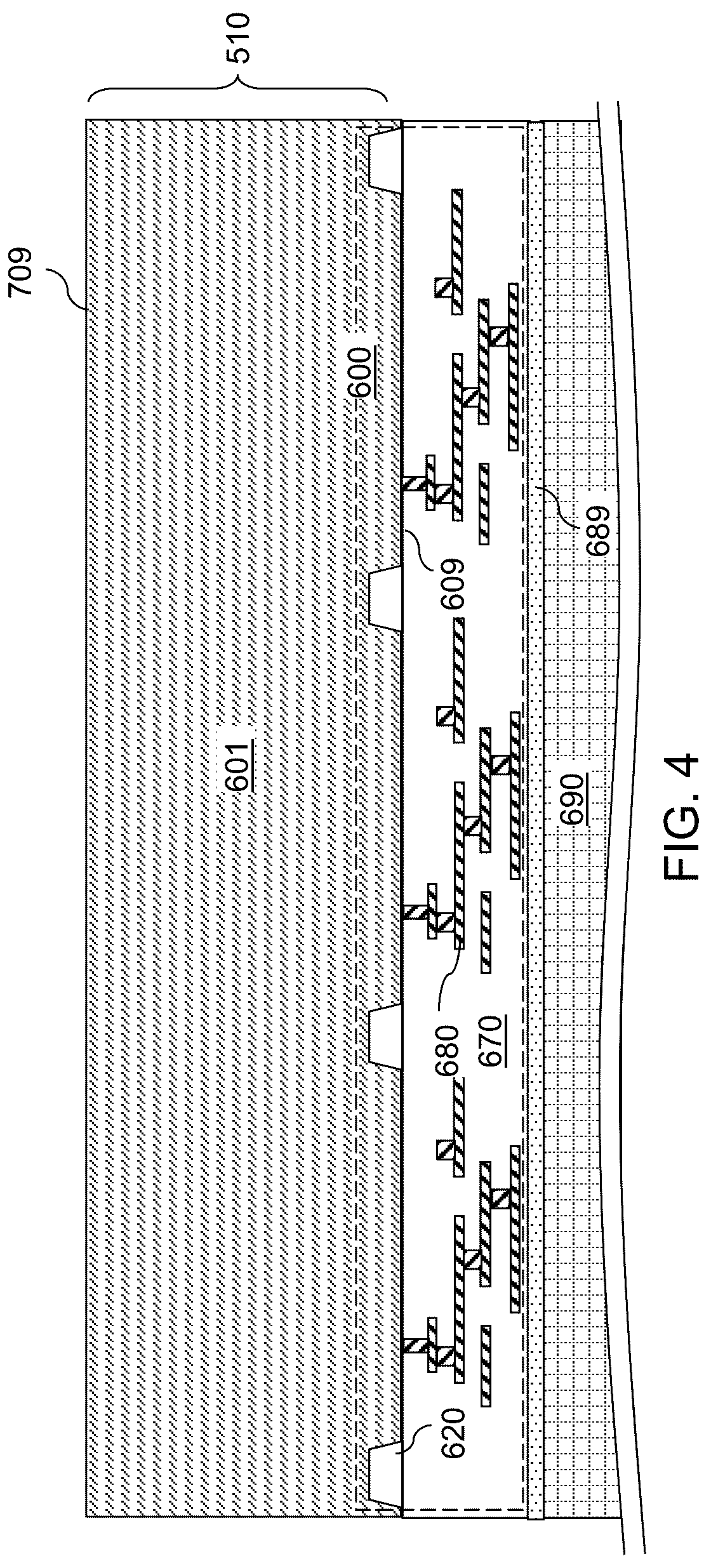 Patent US12107104 Figure 5 – Backside refraction layer for backside illuminated image sensor and methods of forming the same