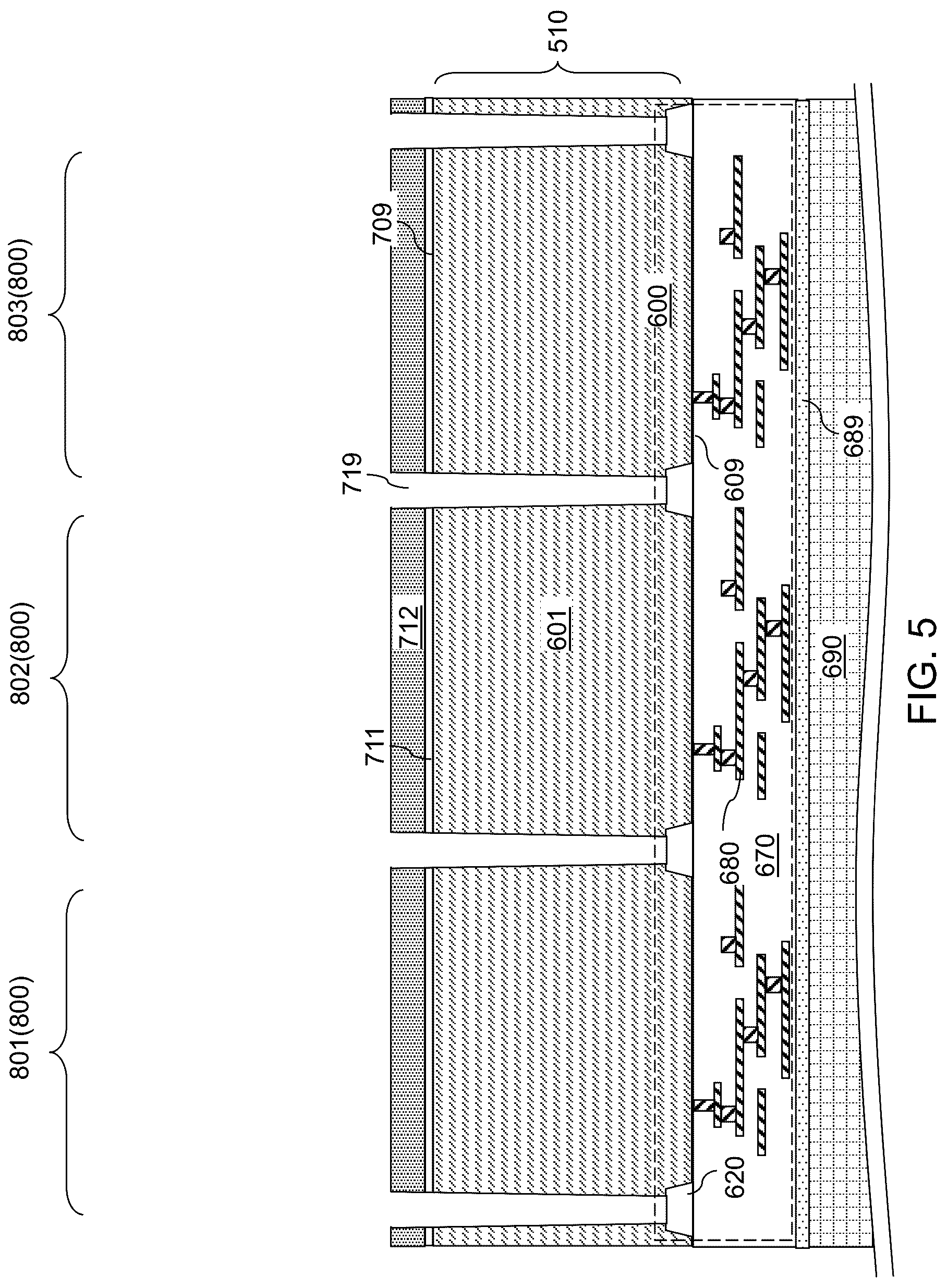 Patent US12107104 Figure 6 – Backside refraction layer for backside illuminated image sensor and methods of forming the same