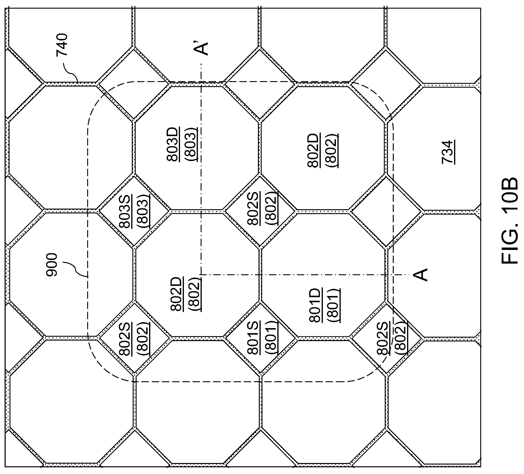 Patent US12107104 Figure 12 – Backside refraction layer for backside illuminated image sensor and methods of forming the same