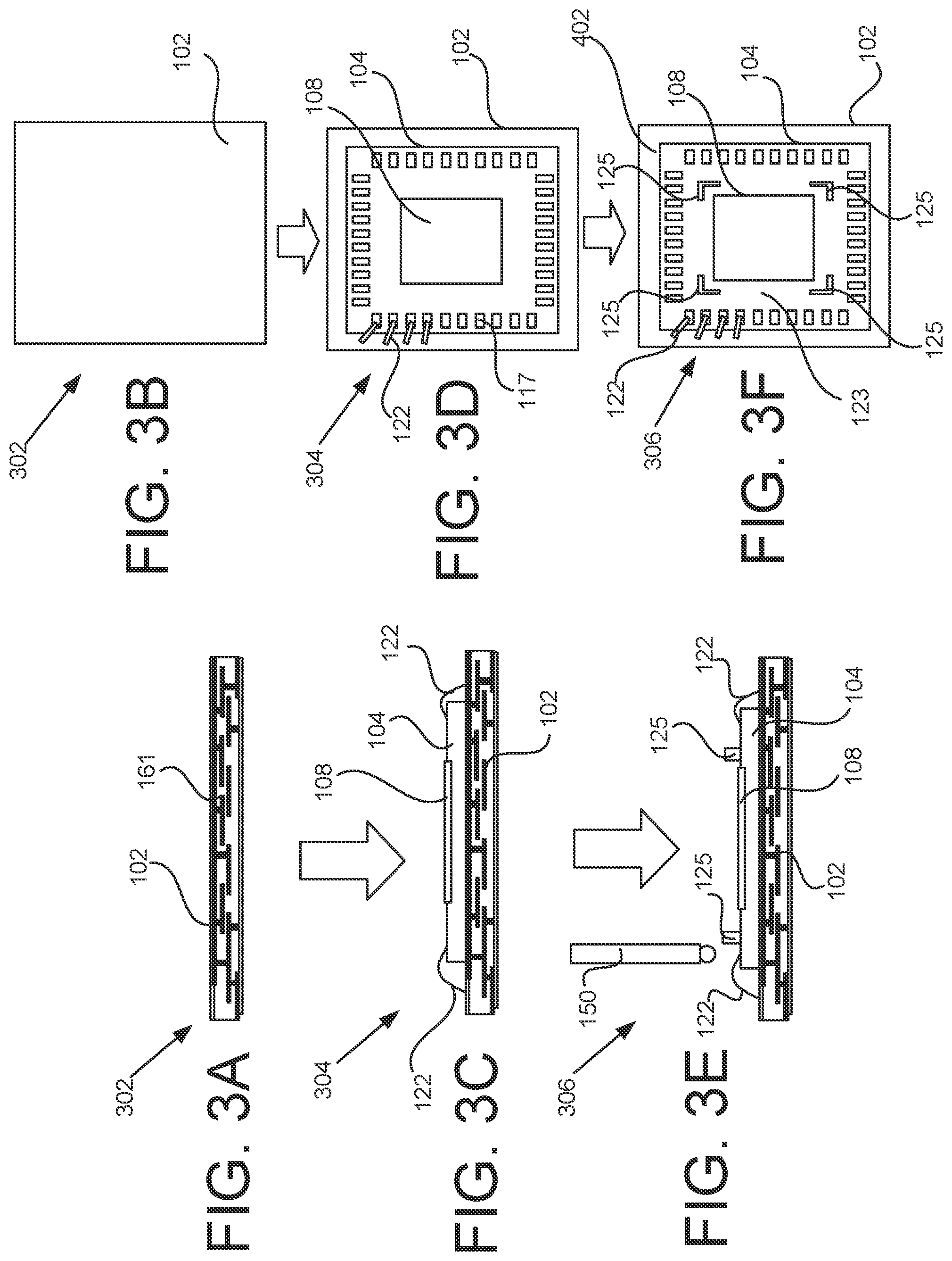 Patent US12107105 Figure 5 – Method for defining a gap height within an image sensor package