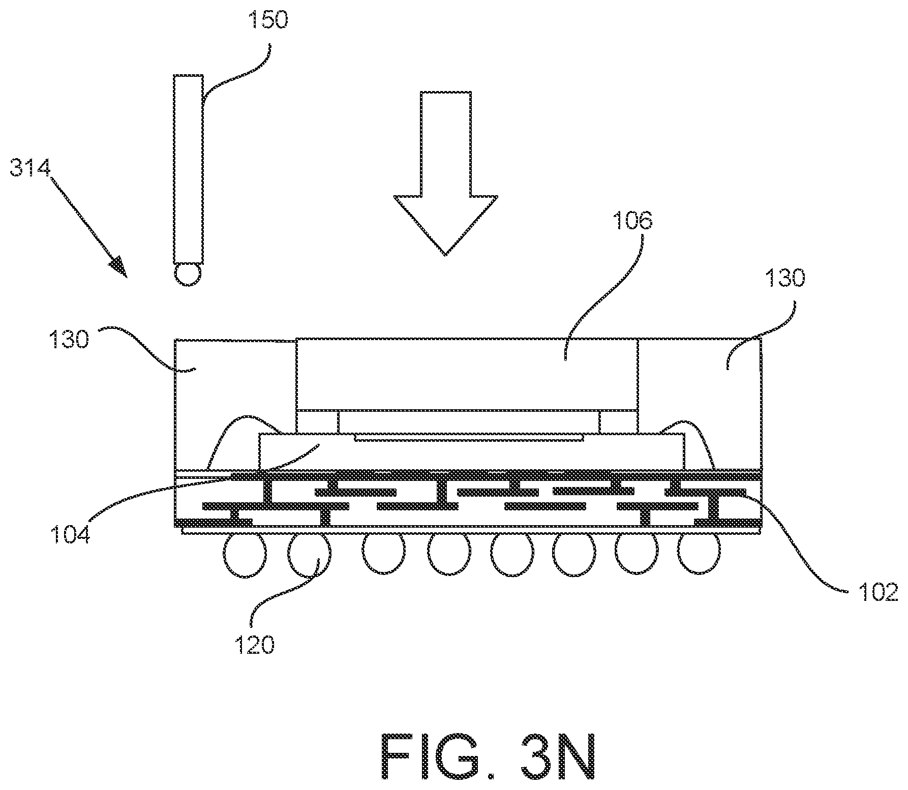 Patent US12107105 Figure 7 – Method for defining a gap height within an image sensor package