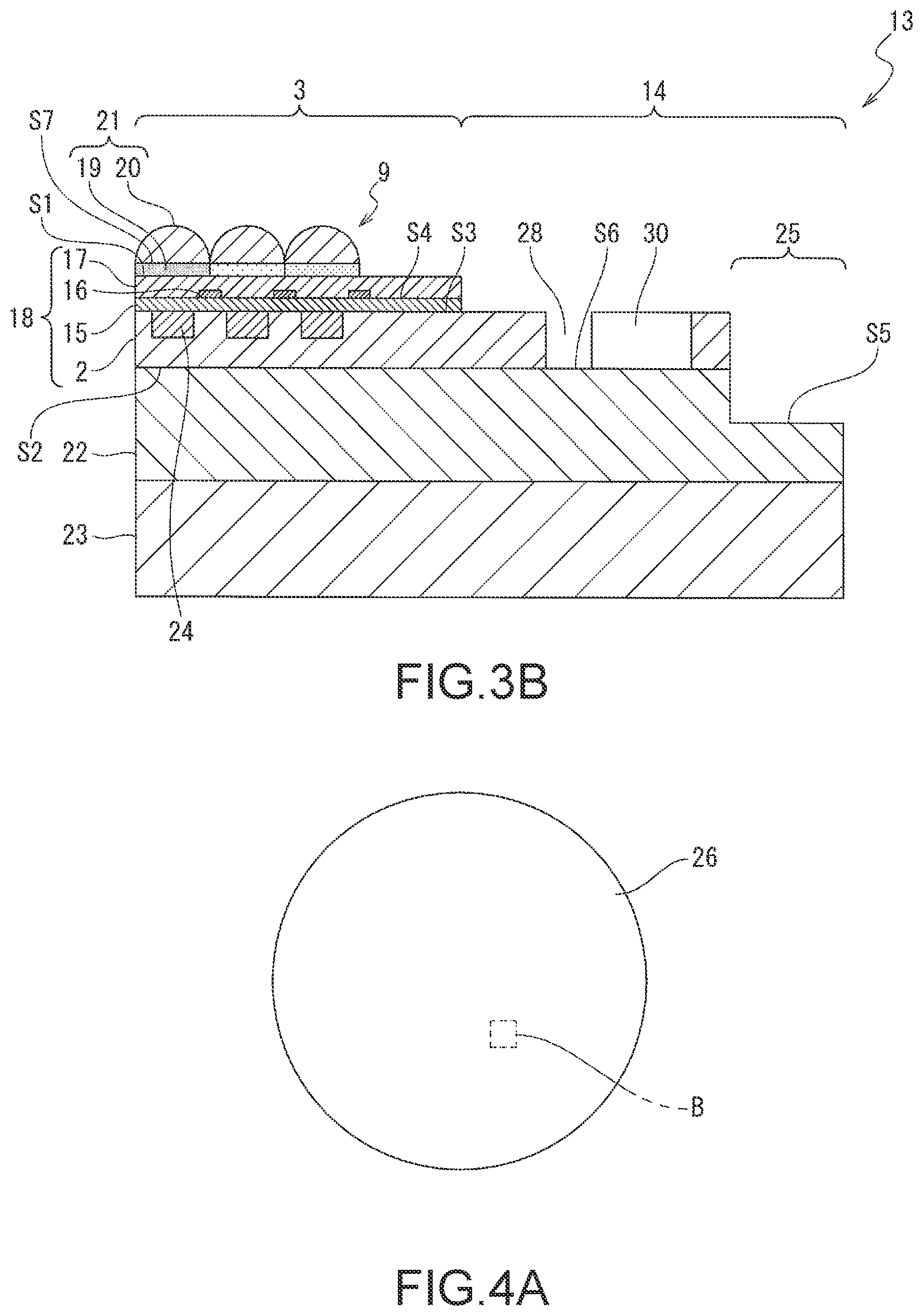 Patent US12107106 Figure 3 – Solid-state imaging device including groove with recessed and projecting sidewalls