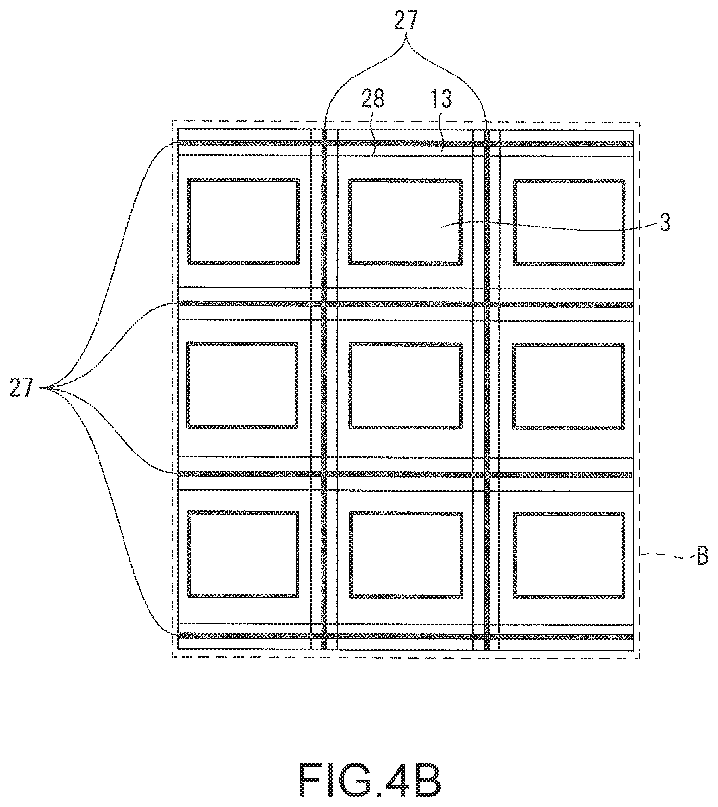 Patent US12107106 Figure 4 – Solid-state imaging device including groove with recessed and projecting sidewalls