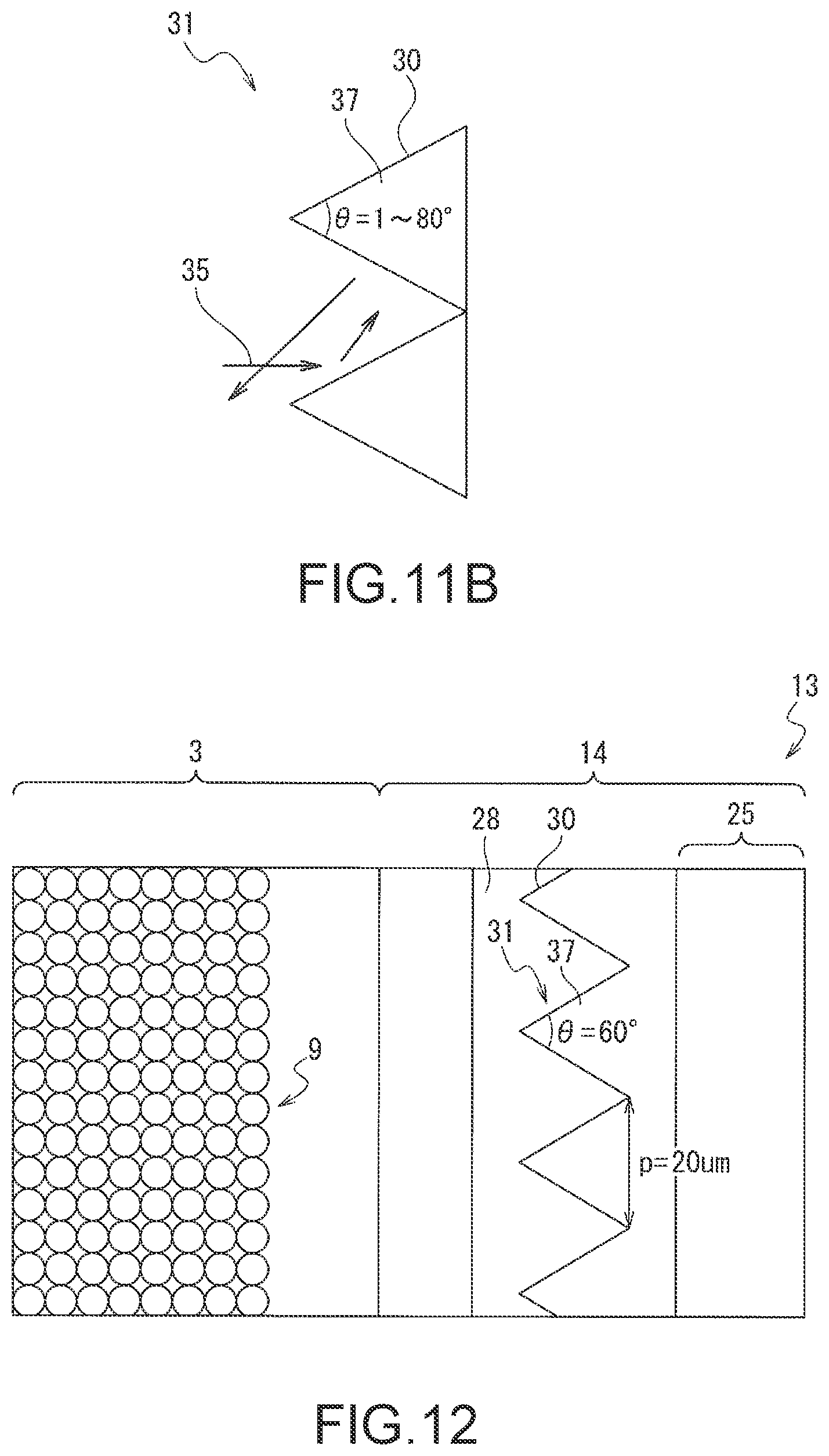 Patent US12107106 Figure 9 – Solid-state imaging device including groove with recessed and projecting sidewalls