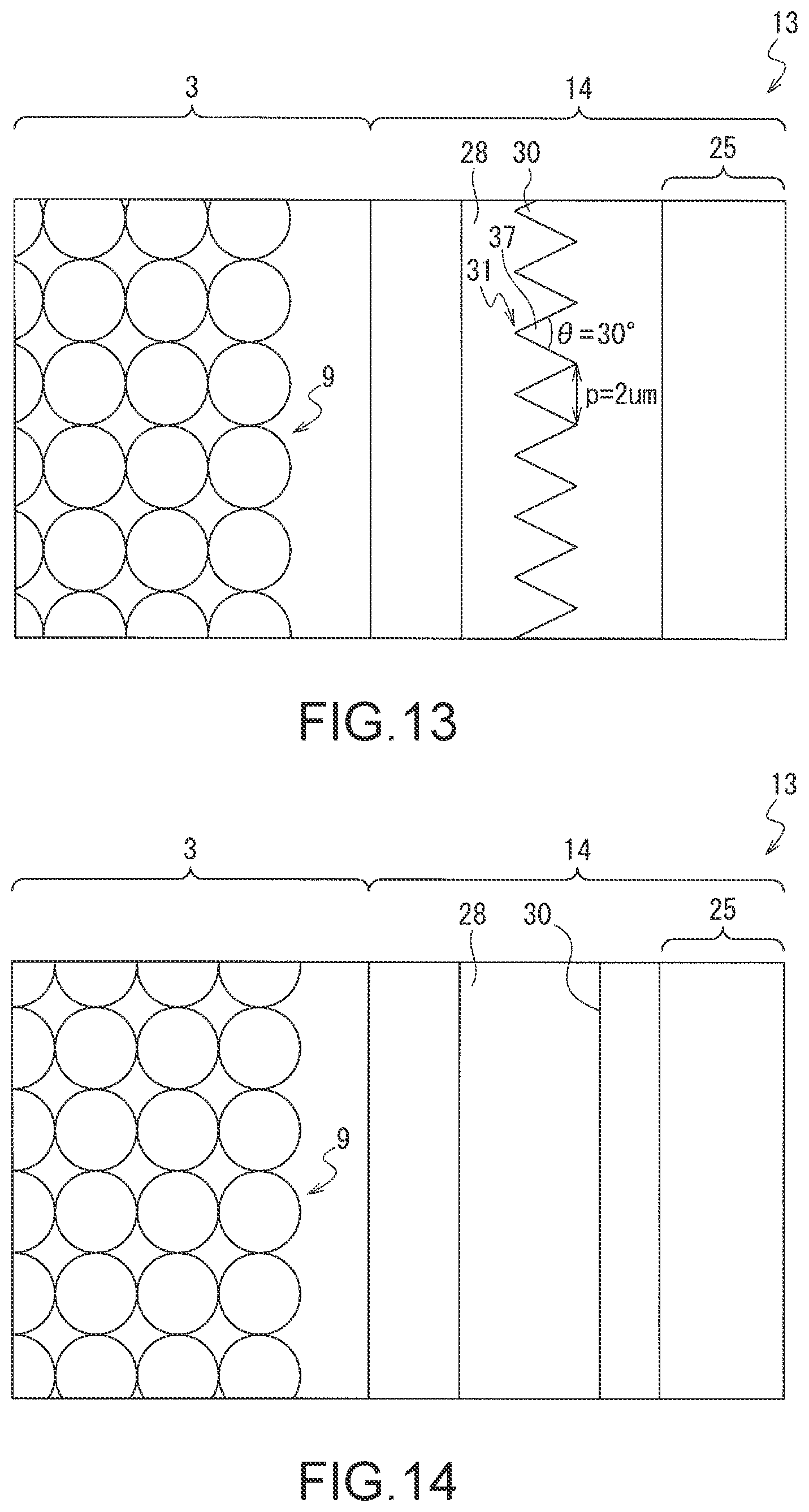 Patent US12107106 Figure 10 – Solid-state imaging device including groove with recessed and projecting sidewalls