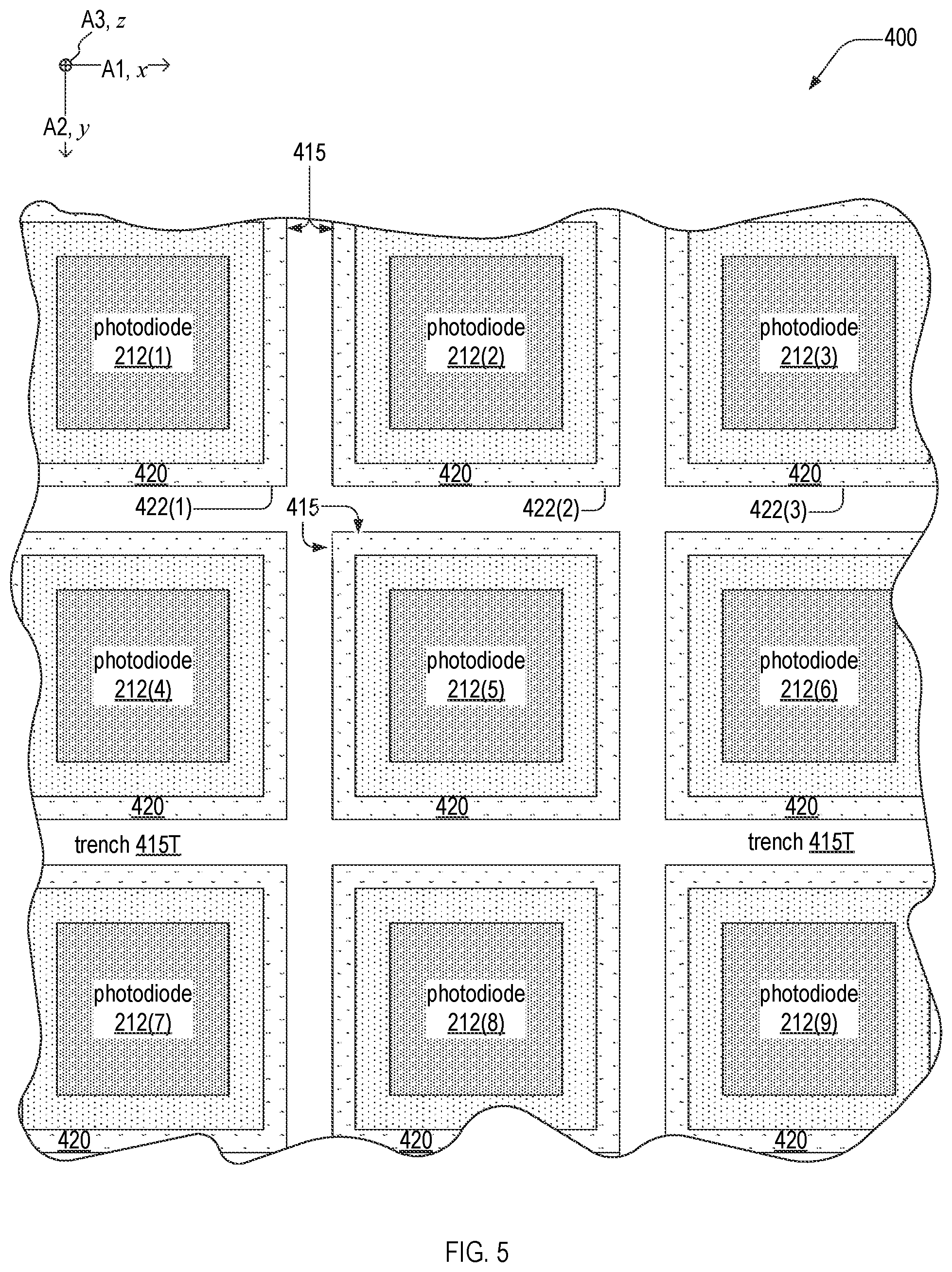 Patent US12107107 Figure 3 – Dark-current inhibiting image sensor and method