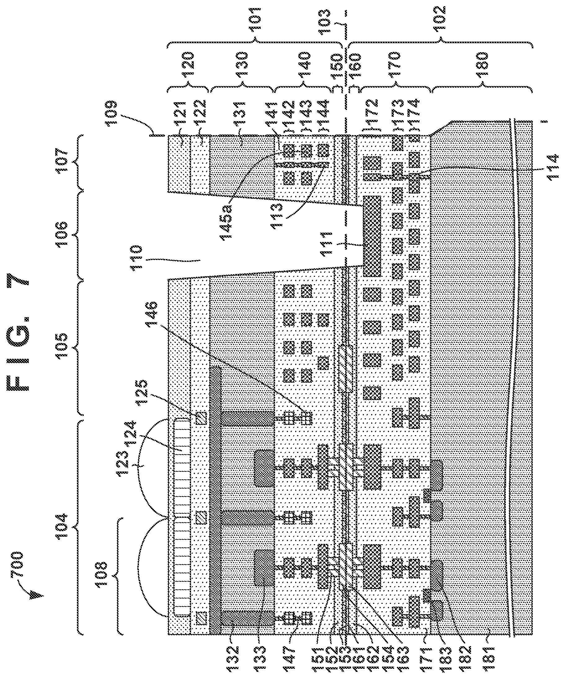 Patent US12107110 Figure 7 – Photoelectric conversion device, method for producing the same, and appliance