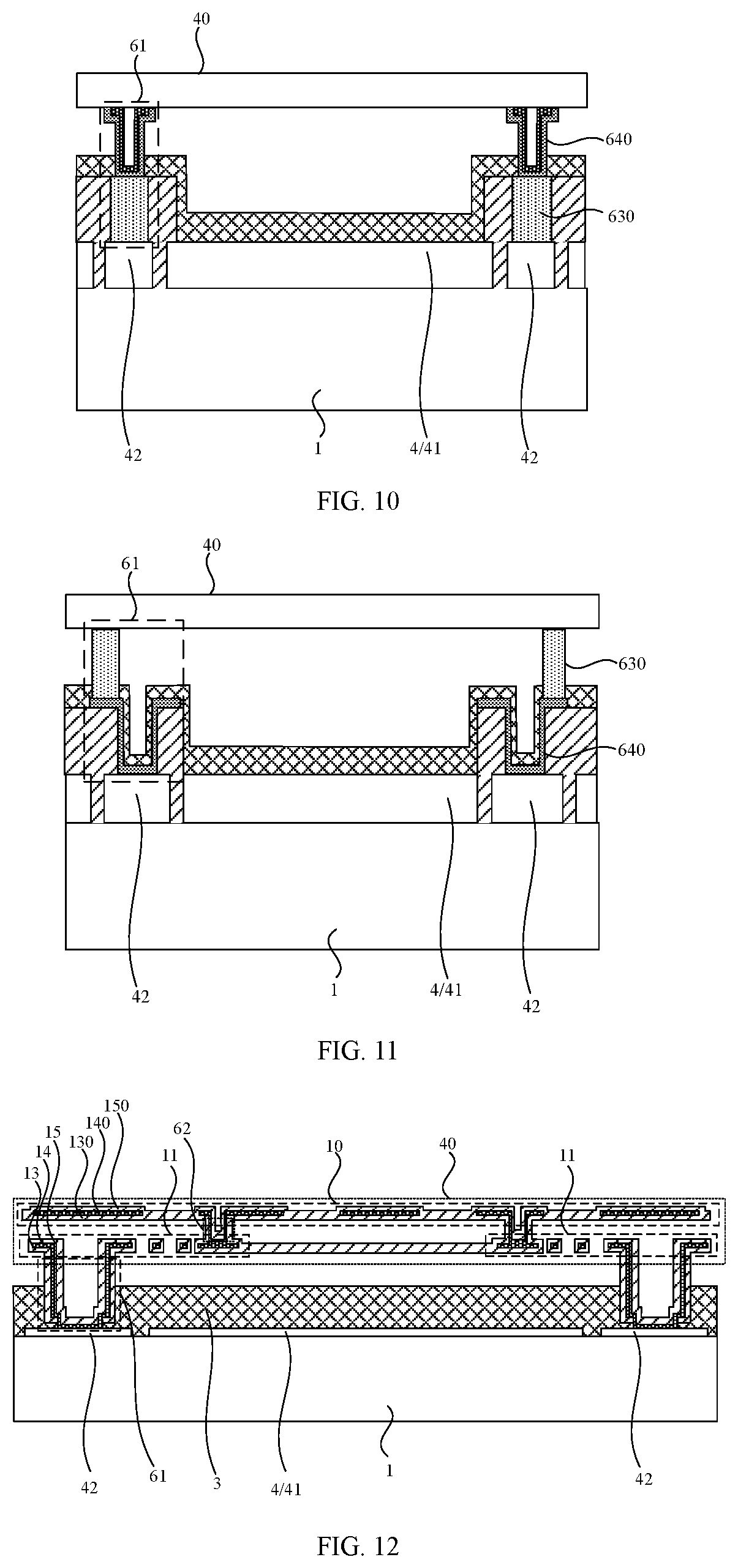 Patent US12107111 Figure 4 – Infrared detector with multi-layer structure based on CMOS process