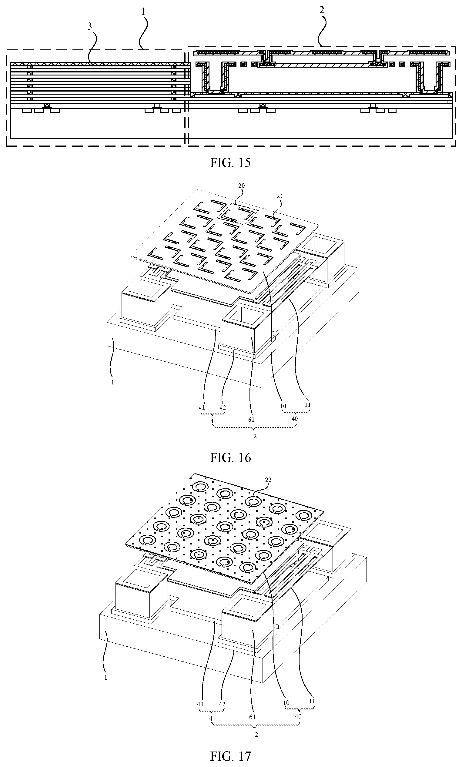 Patent US12107111 Figure 6 – Infrared detector with multi-layer structure based on CMOS process