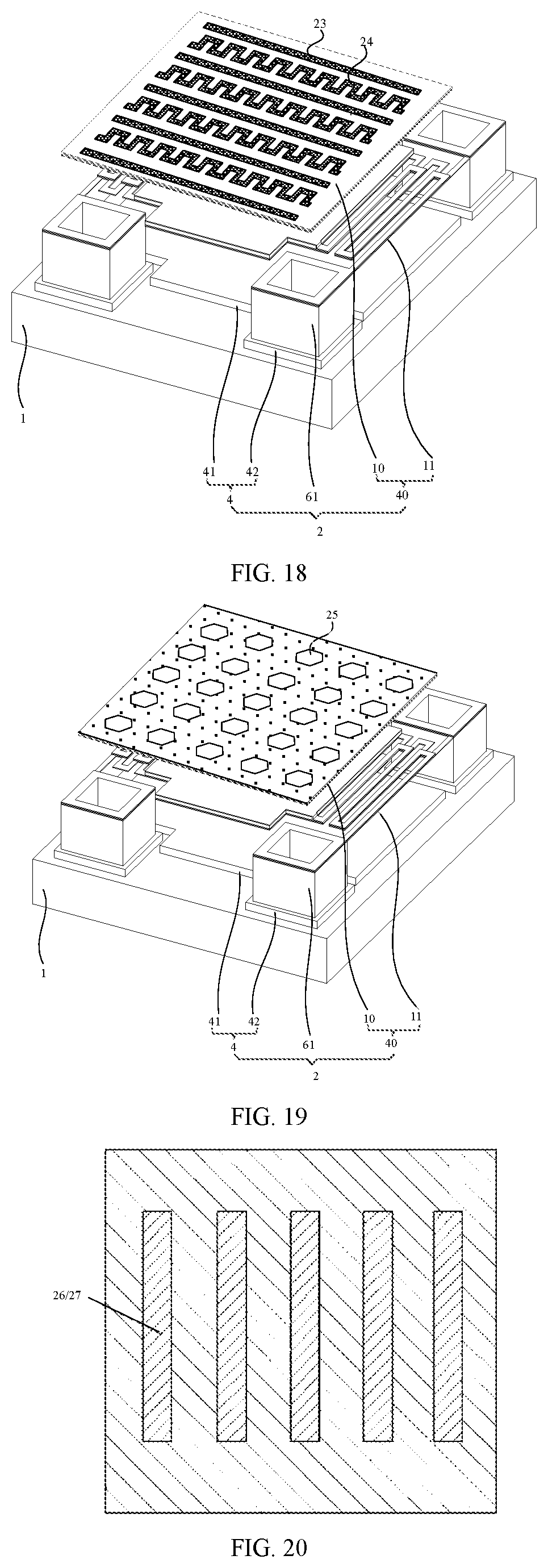 Patent US12107111 Figure 7 – Infrared detector with multi-layer structure based on CMOS process