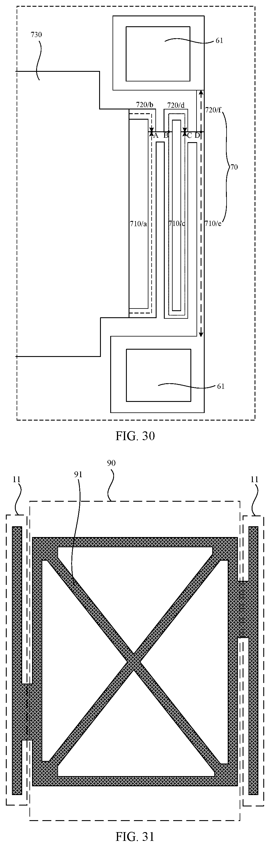 Patent US12107111 Figure 11 – Infrared detector with multi-layer structure based on CMOS process