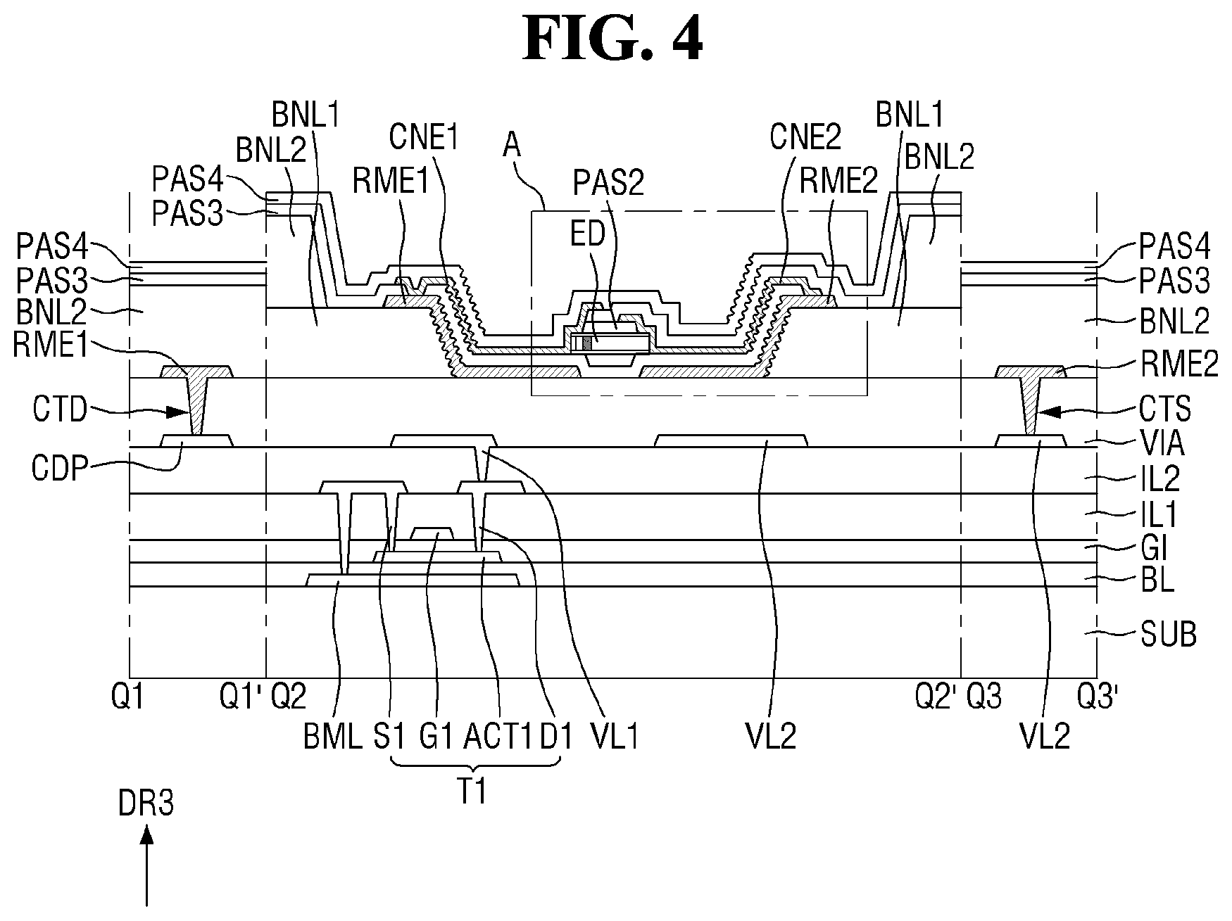 Patent US12107114 Figure 4 – Display device