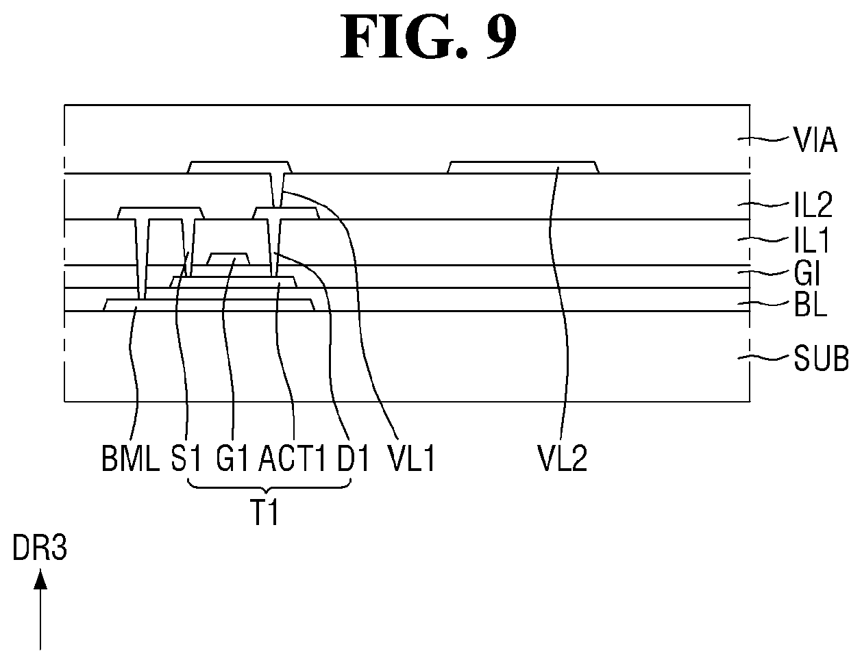 Patent US12107114 Figure 9 – Display device