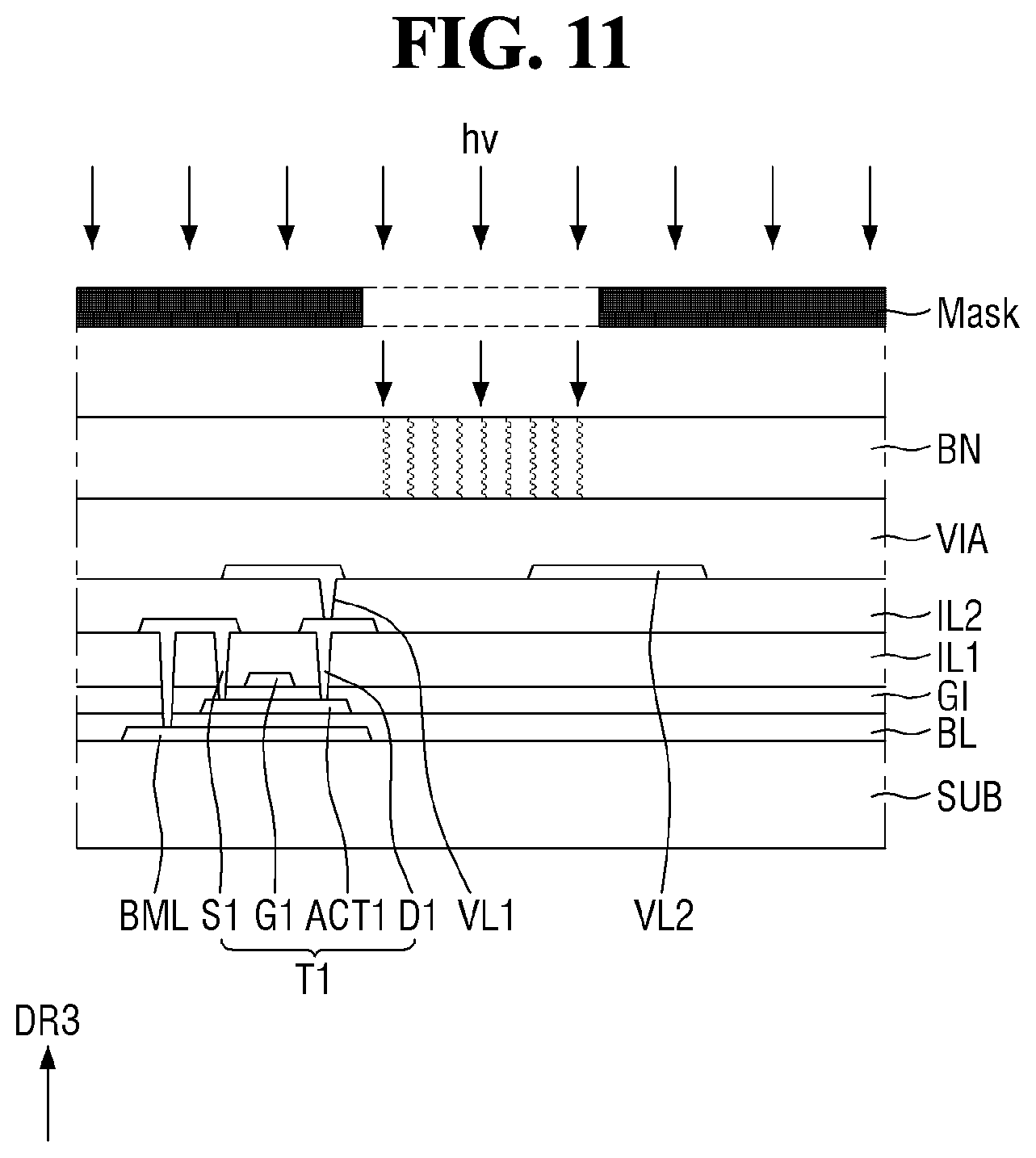 Patent US12107114 Figure 11 – Display device