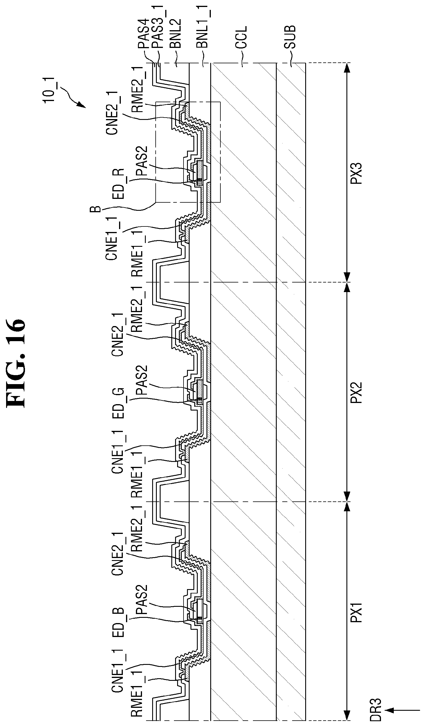 Patent US12107114 Figure 16 – Display device