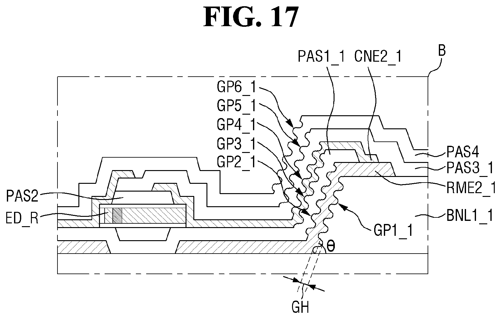 Patent US12107114 Figure 17 – Display device