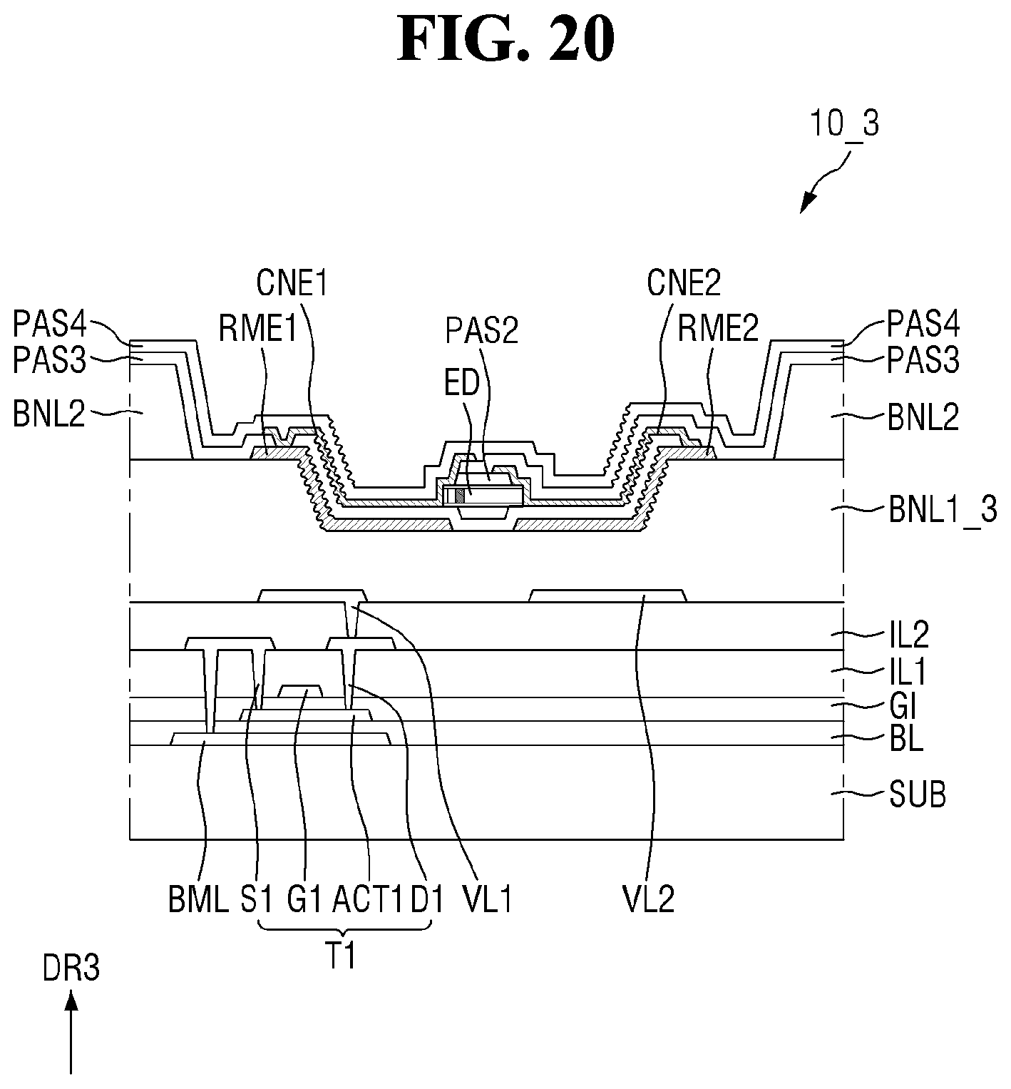 Patent US12107114 Figure 20 – Display device