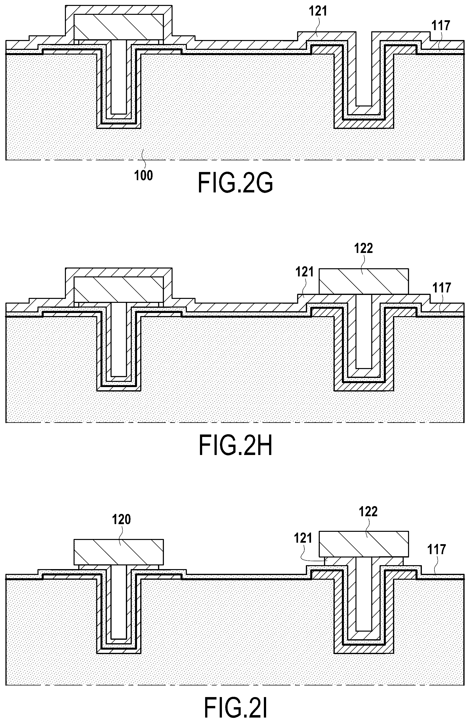 Patent US12107118 Figure 8 – Method for forming an electronic product comprising two capacitors having different dielectric thicknesses, and corresponding electronic product
