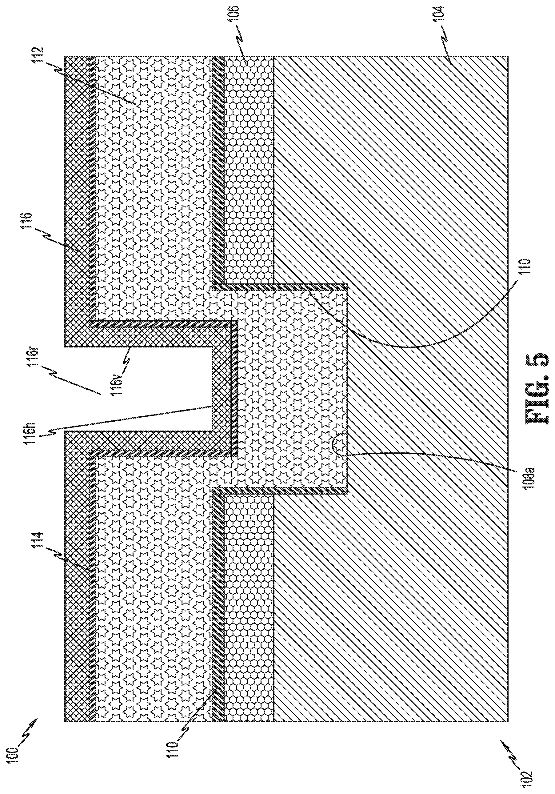 Patent US12107119 Figure 5 – Semiconductor structure with different crystalline orientations
