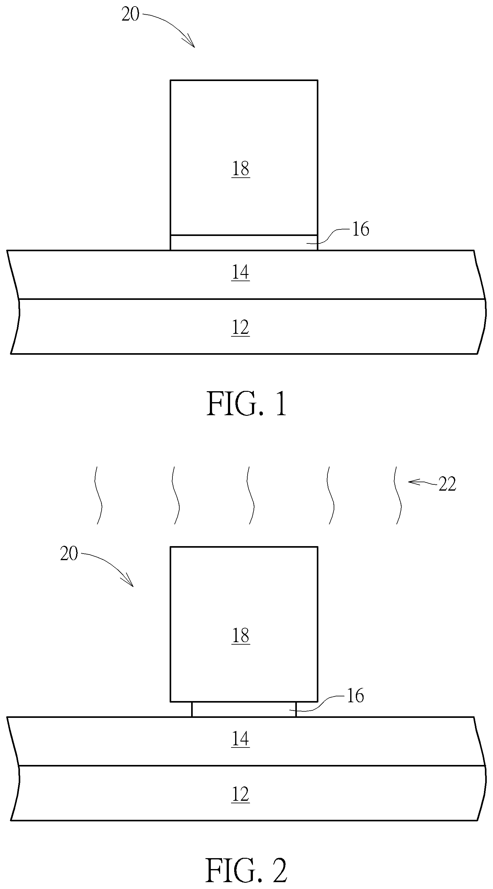 Patent US12107121 — Method for forming air gap between gate dielectric layer and spacer — Figure 1