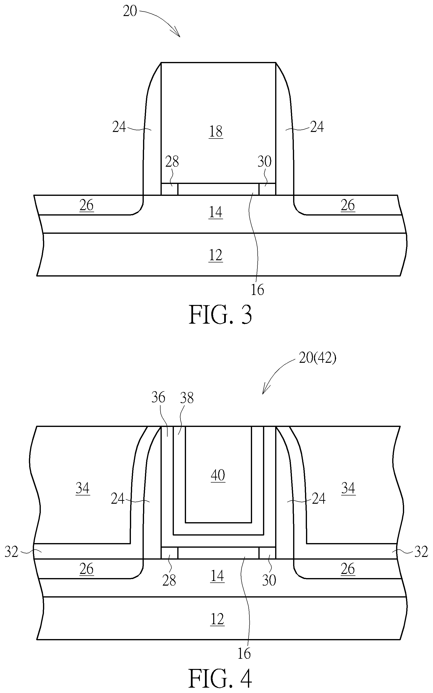Patent US12107121 Figure 2 – Method for forming air gap between gate dielectric layer and spacer