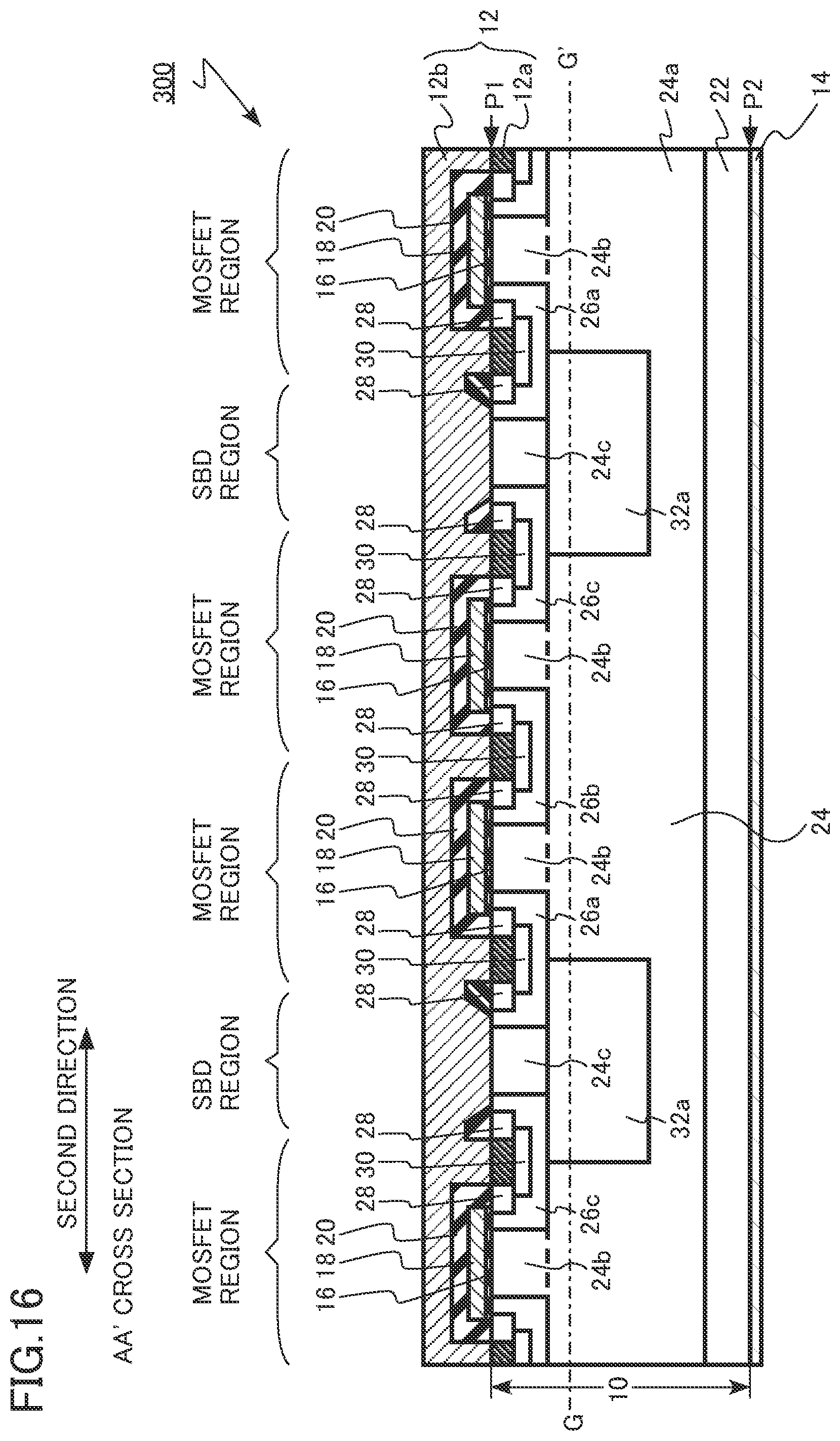 Patent US12107127 Figure 16 – Semiconductor device