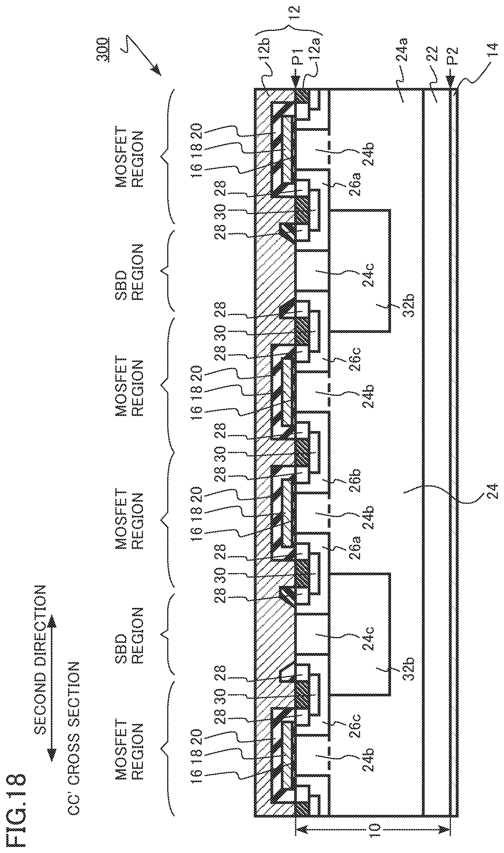 Patent US12107127 Figure 18 – Semiconductor device