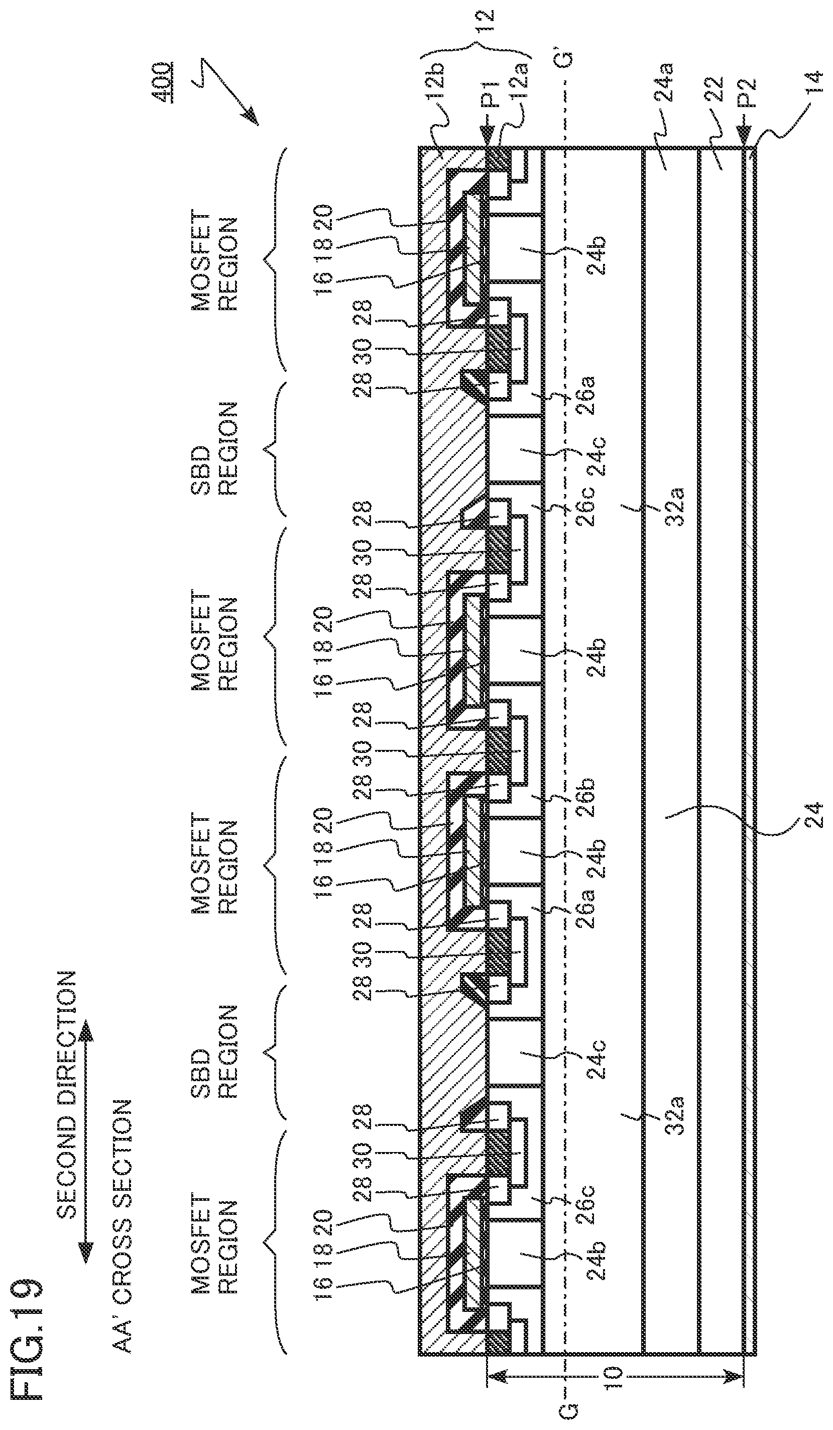 Patent US12107127 Figure 19 – Semiconductor device