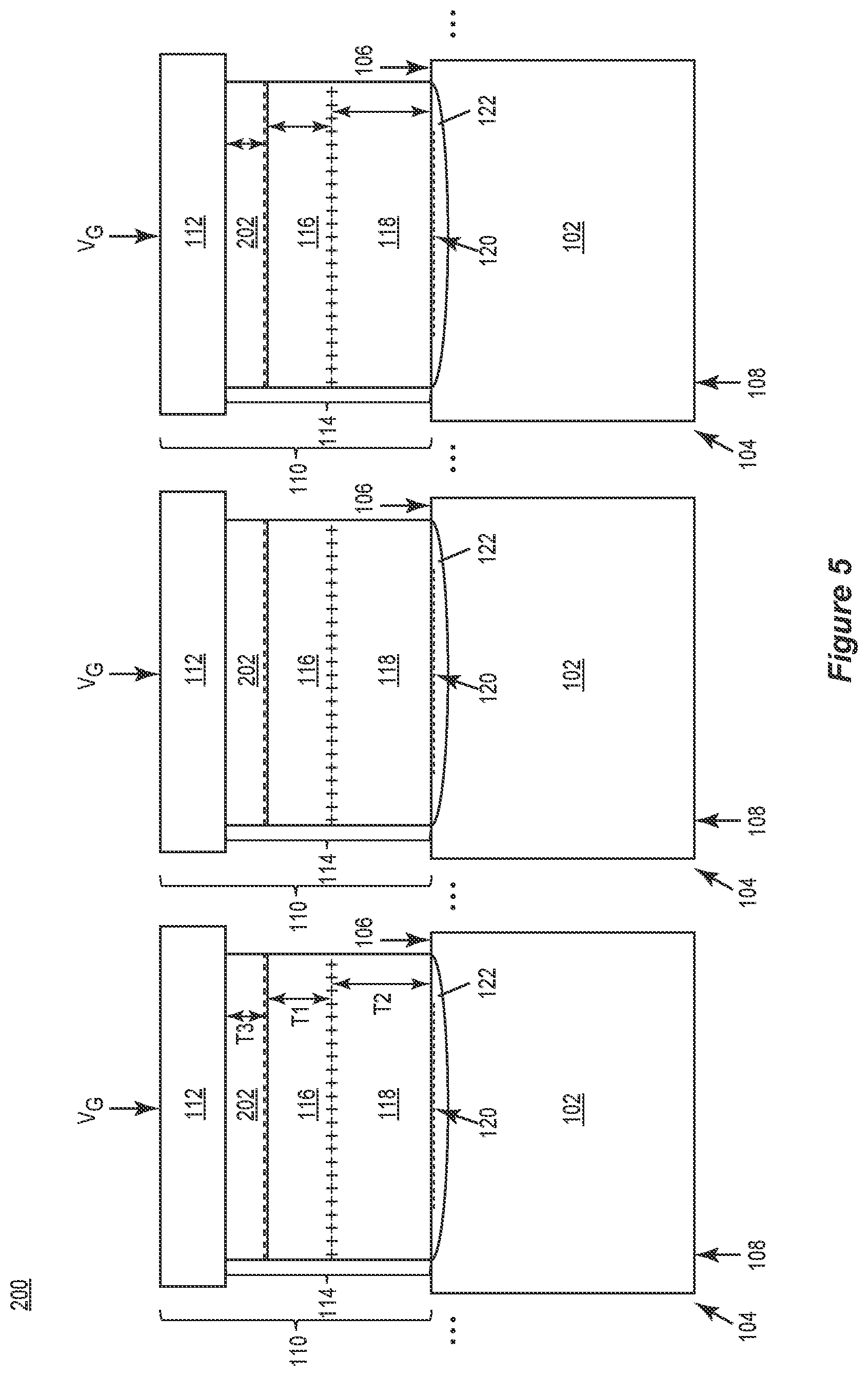 Patent US12107128 Figure 5 – Method of producing a semiconductor device having a ferroelectric gate stack
