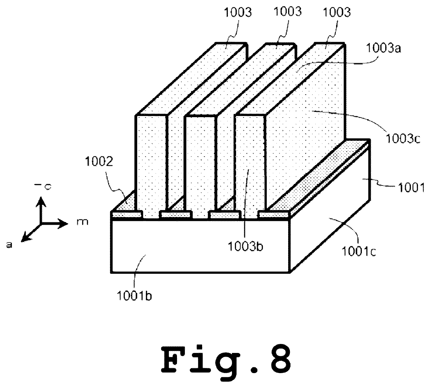 Patent US12107129 Figure 8 – Self-standing GaN substrate, GaN crystal, method for producing GaN single crystal, and method for producing semiconductor device