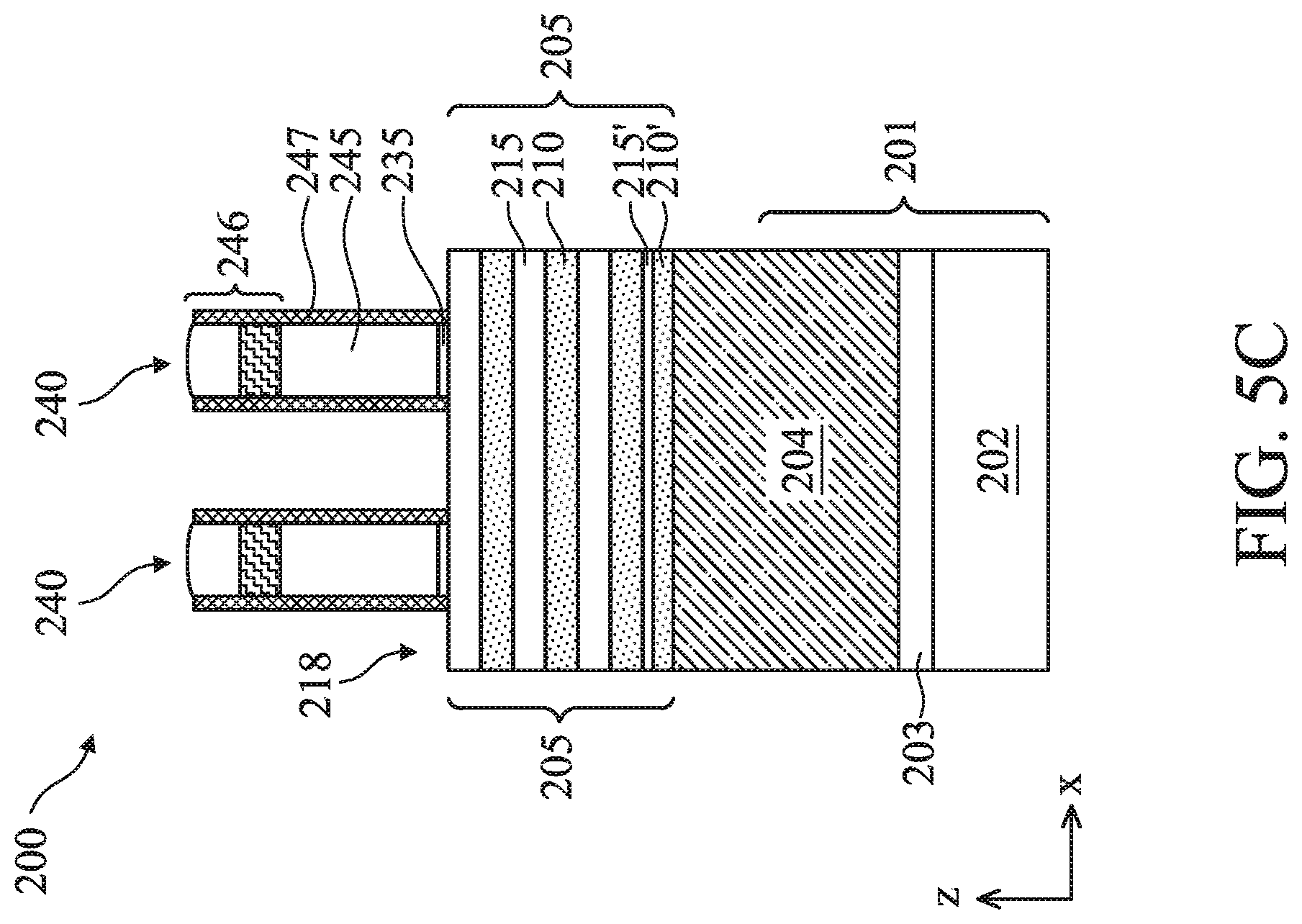 Patent US12107131 Figure 8 – Gate-all-around devices having self-aligned capping between channel and backside power rail