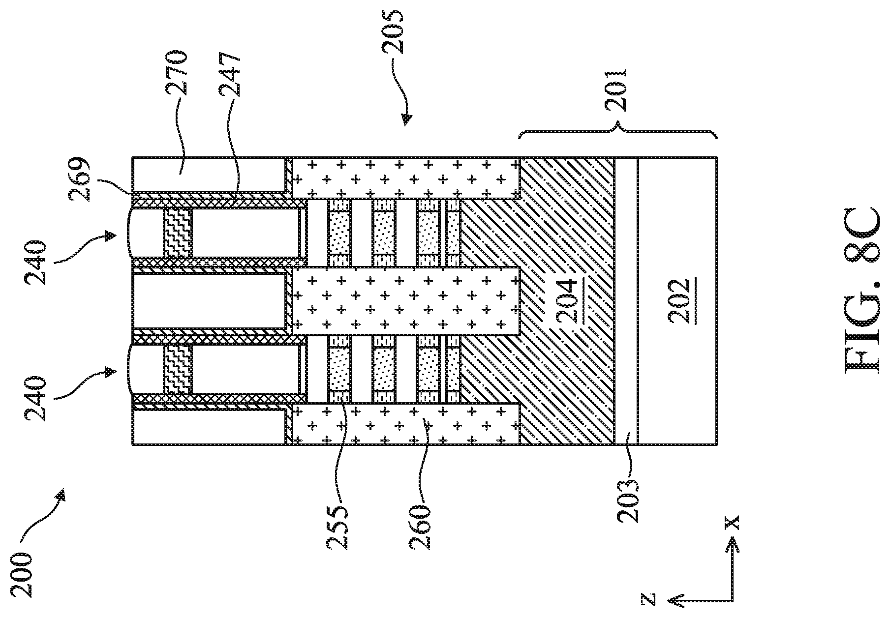 Patent US12107131 Figure 14 – Gate-all-around devices having self-aligned capping between channel and backside power rail