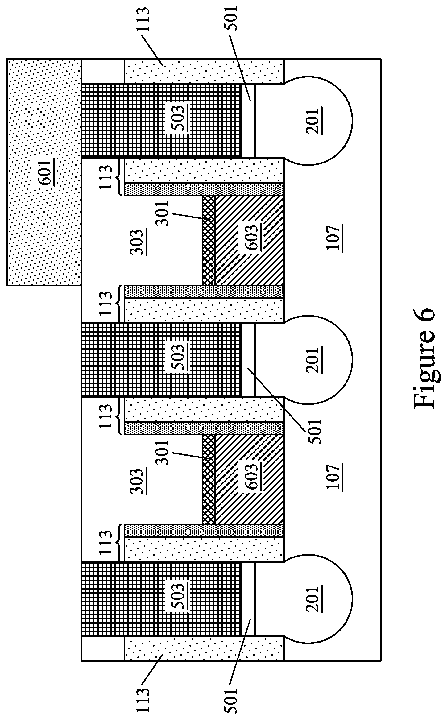 Patent US12107133 Figure 7 – Semiconductor devices and methods of manufacture