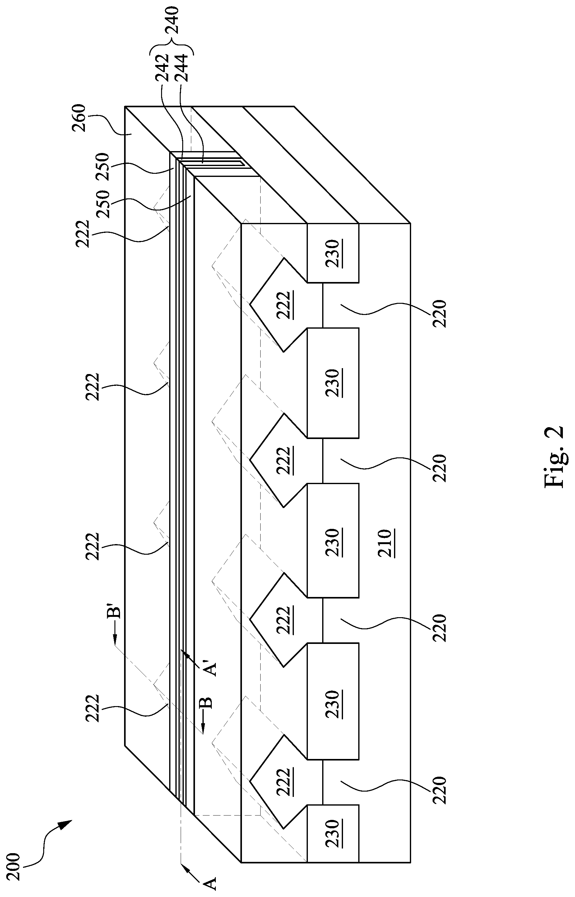 Patent US12107134 Figure 2 – Semiconductor device and fabrication method thereof