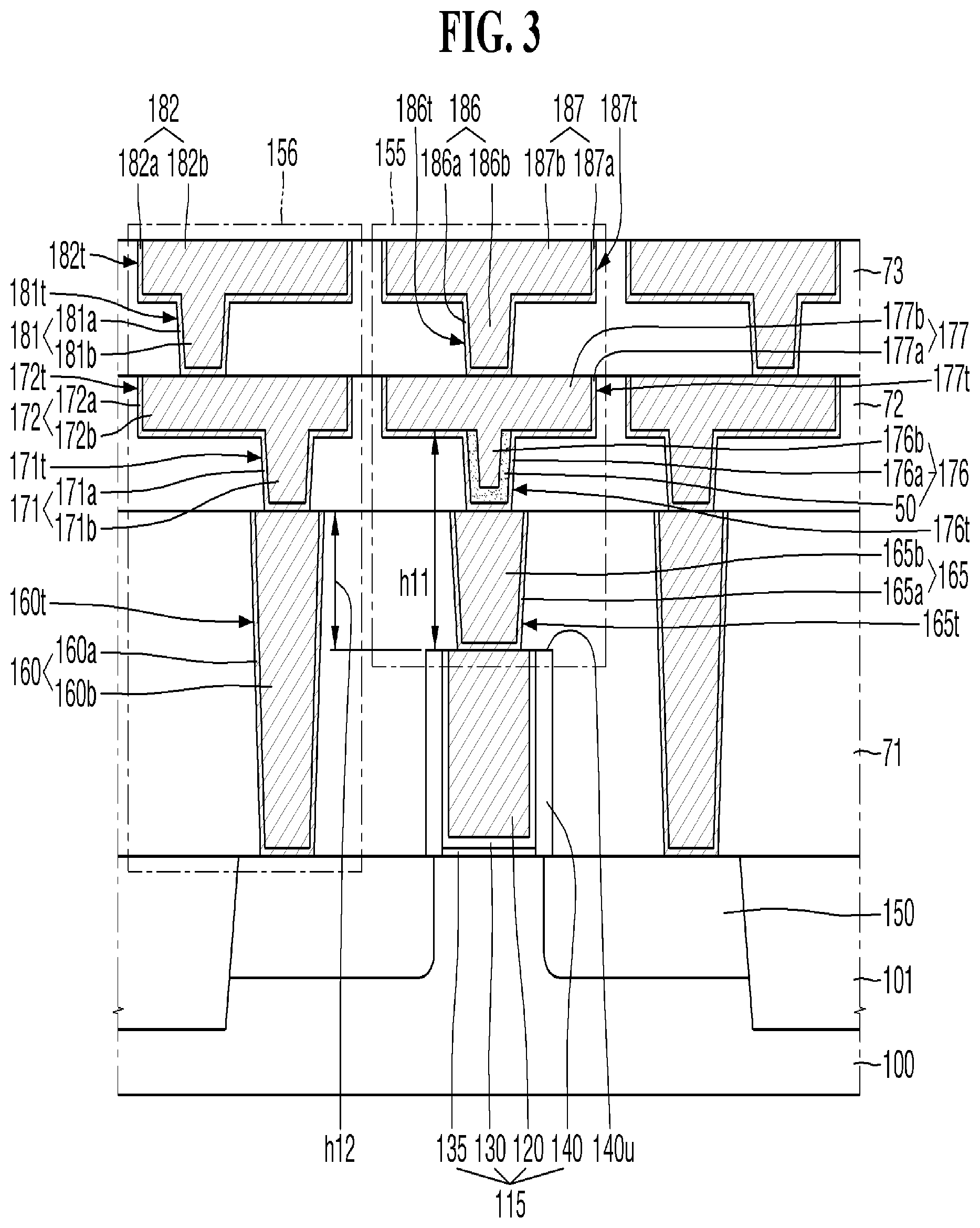 Patent US12107139 Figure 3 – Semiconductor device