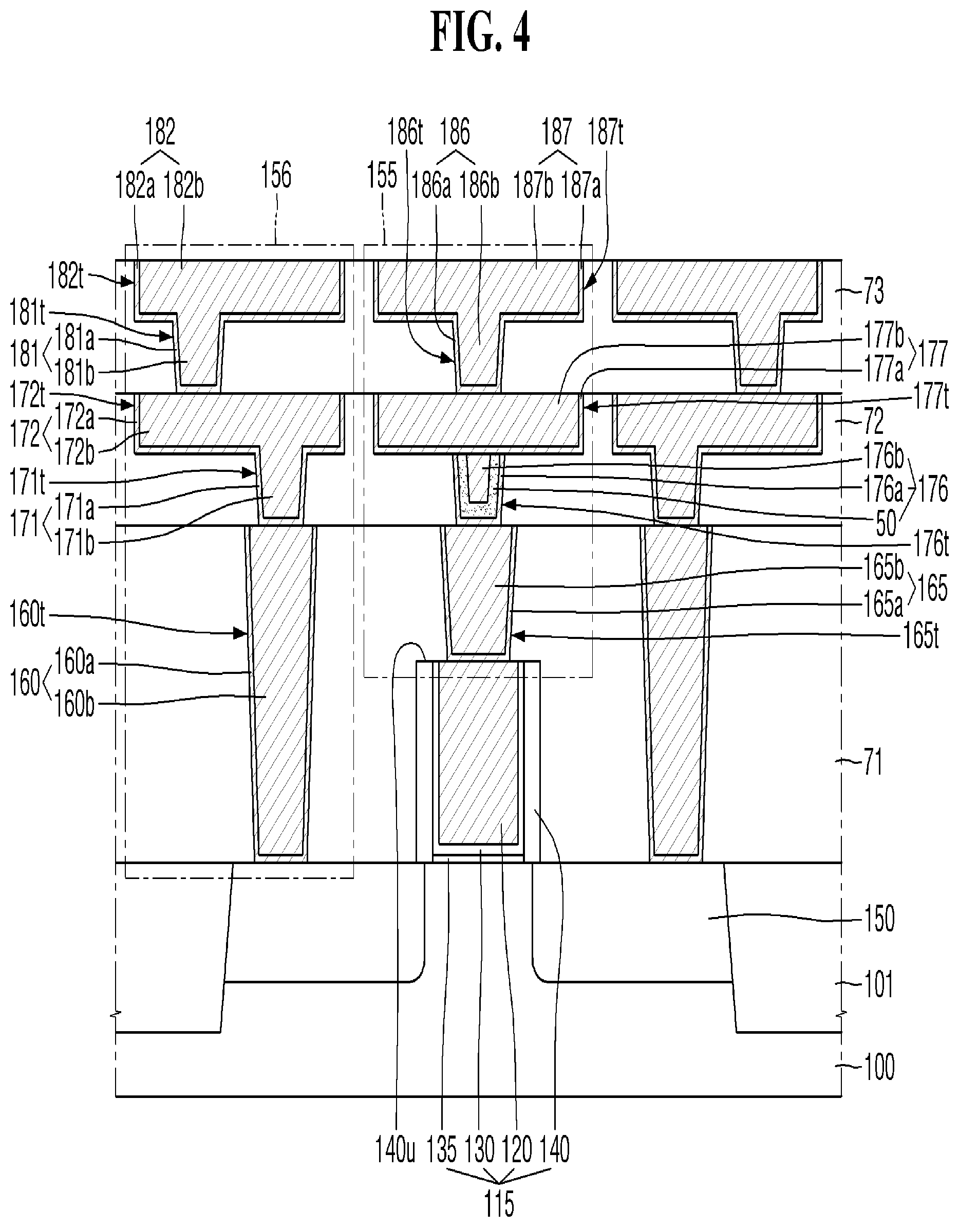 Patent US12107139 Figure 4 – Semiconductor device