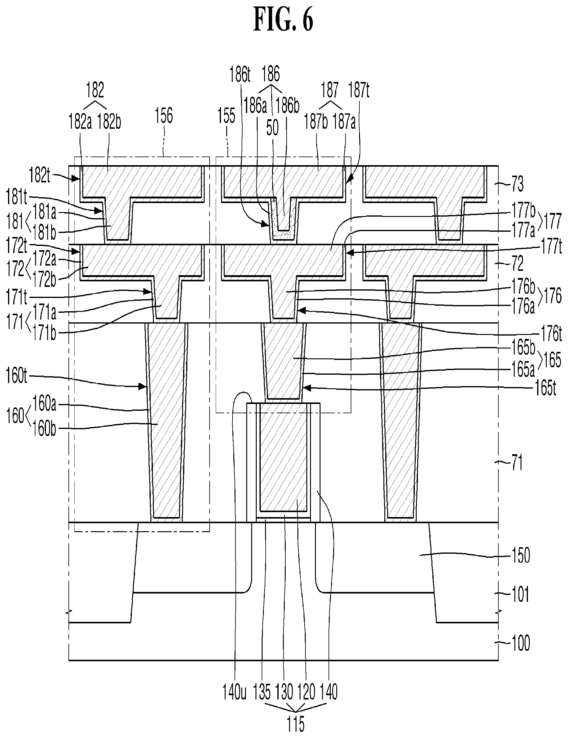 Patent US12107139 Figure 6 – Semiconductor device
