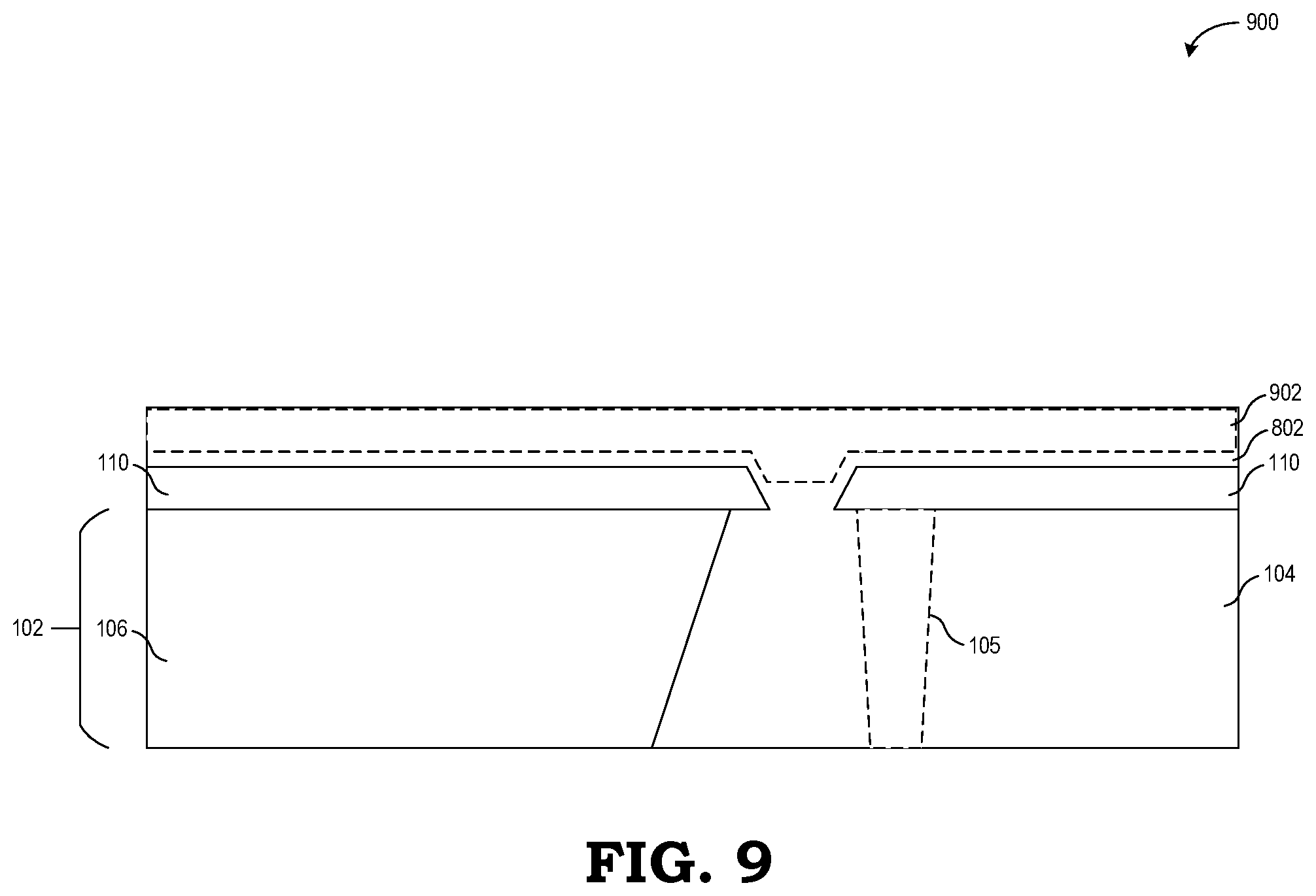 Patent US12107143 Figure 9 – Semiconductor device with extrinsic base region and method of fabrication therefor