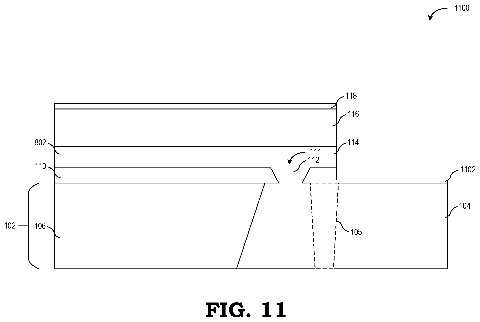 Patent US12107143 Figure 11 – Semiconductor device with extrinsic base region and method of fabrication therefor