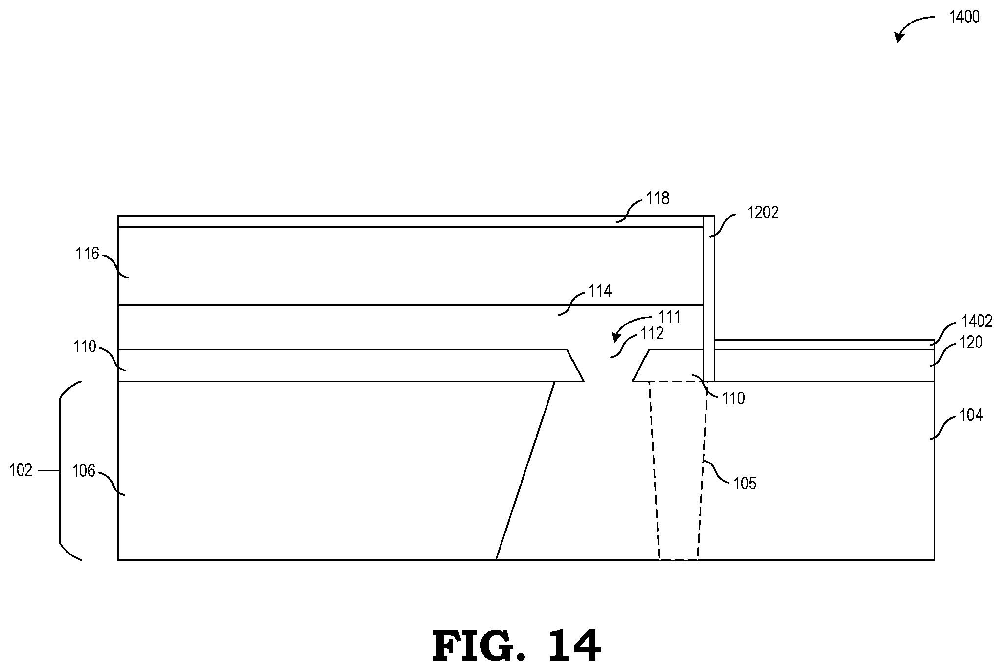 Patent US12107143 Figure 14 – Semiconductor device with extrinsic base region and method of fabrication therefor