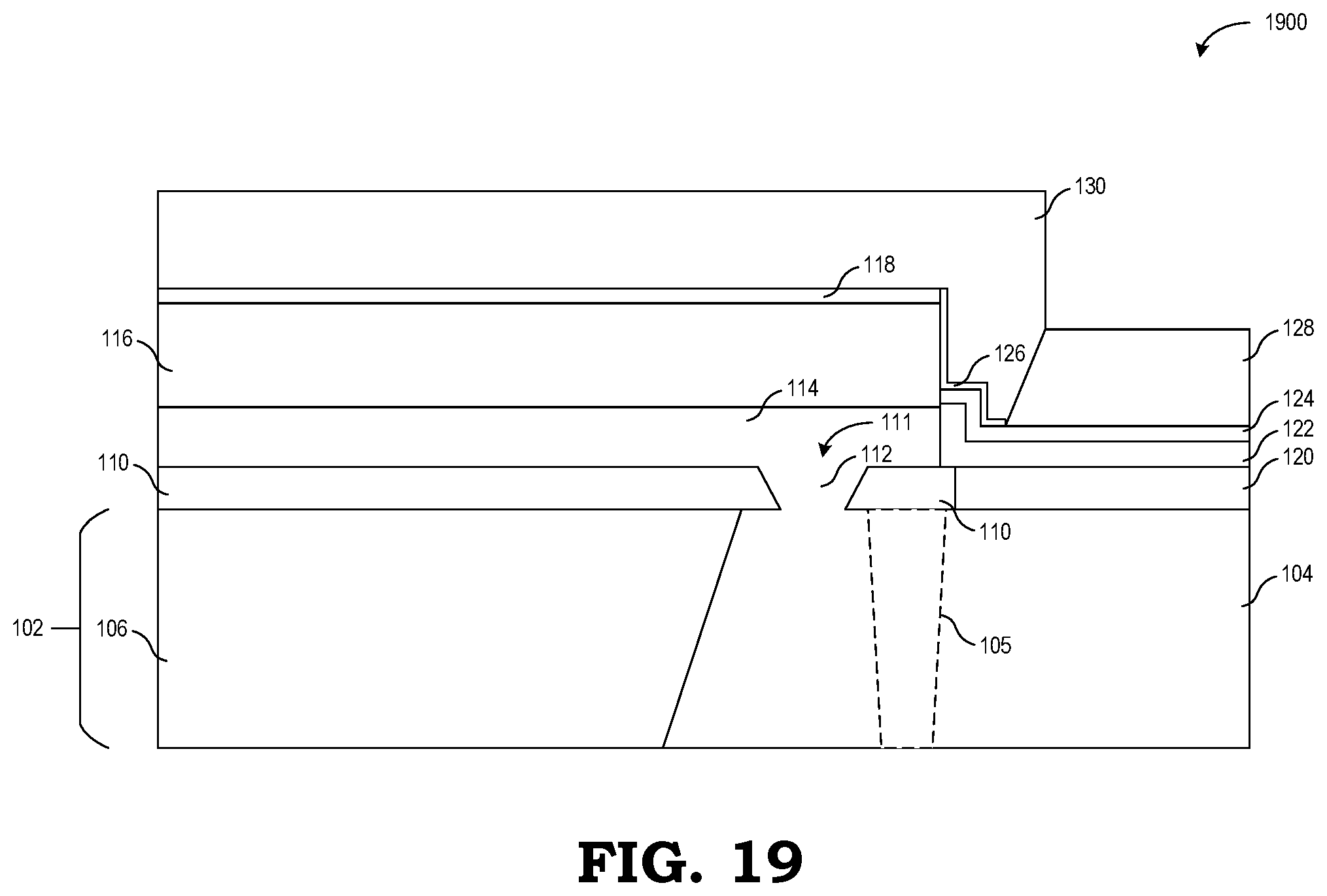 Patent US12107143 Figure 19 – Semiconductor device with extrinsic base region and method of fabrication therefor