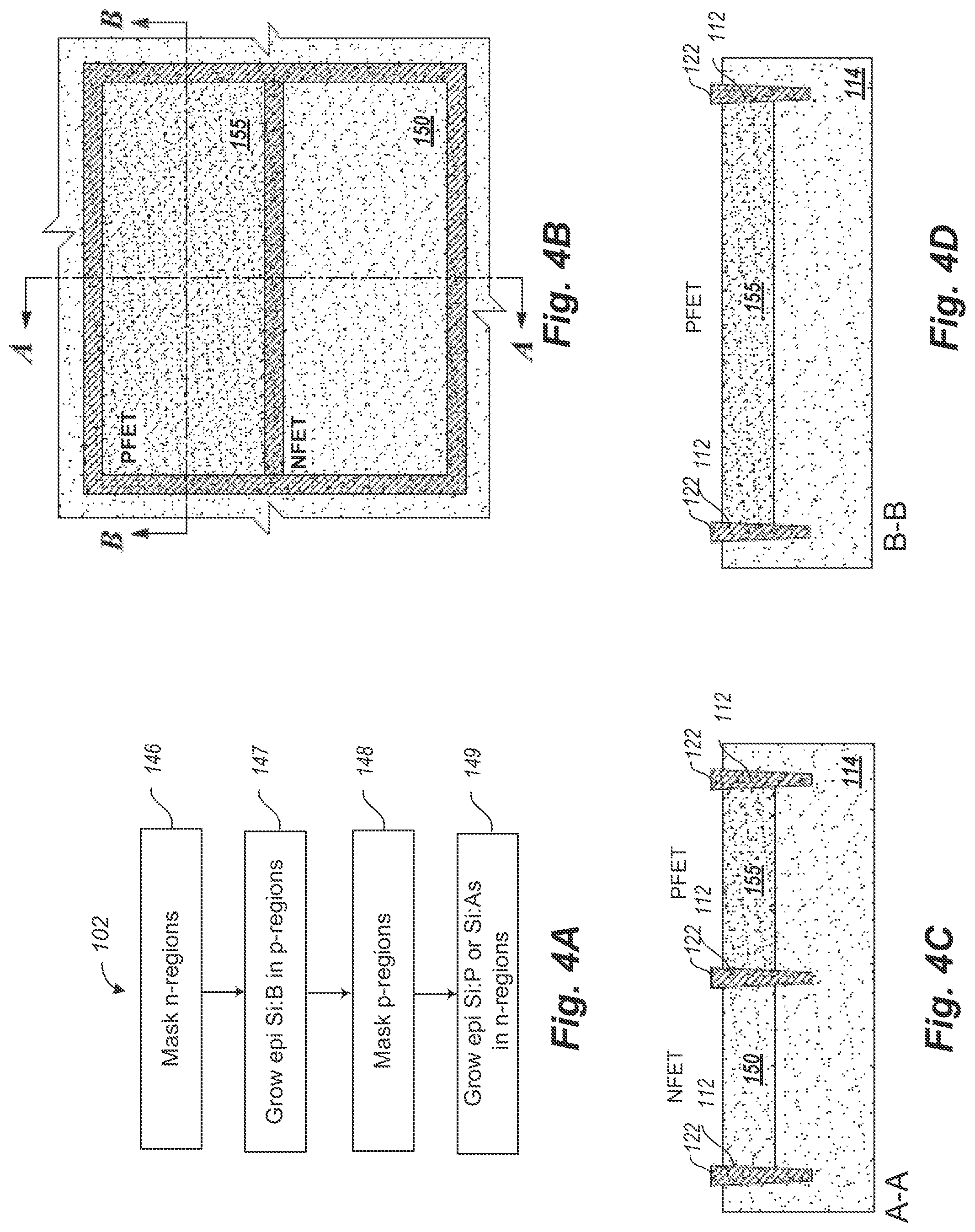 Patent US12107144 Figure 4 – Threshold adjustment for quantum dot array devices with metal source and drain