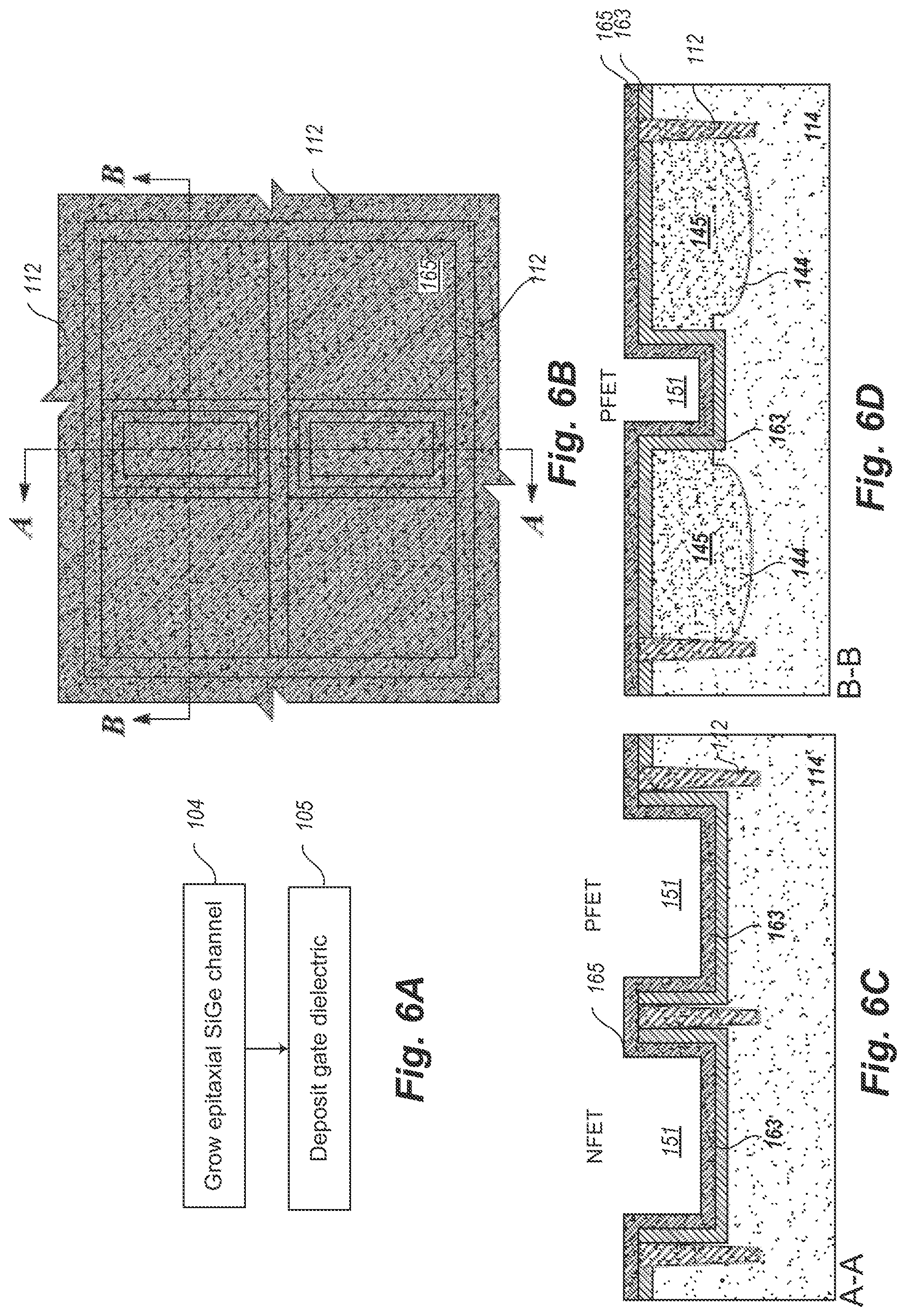 Patent US12107144 Figure 6 – Threshold adjustment for quantum dot array devices with metal source and drain