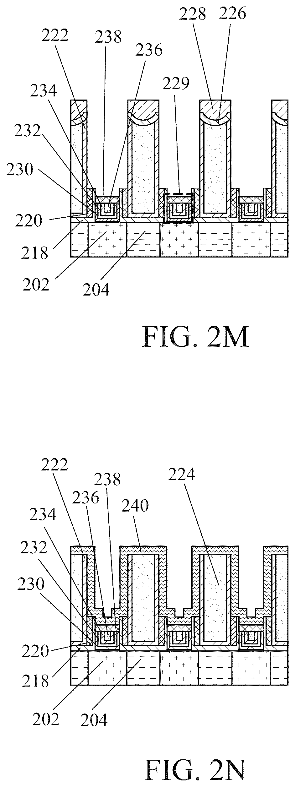 Patent US12107146 Figure 8 – Self-aligned air spacers and methods for forming
