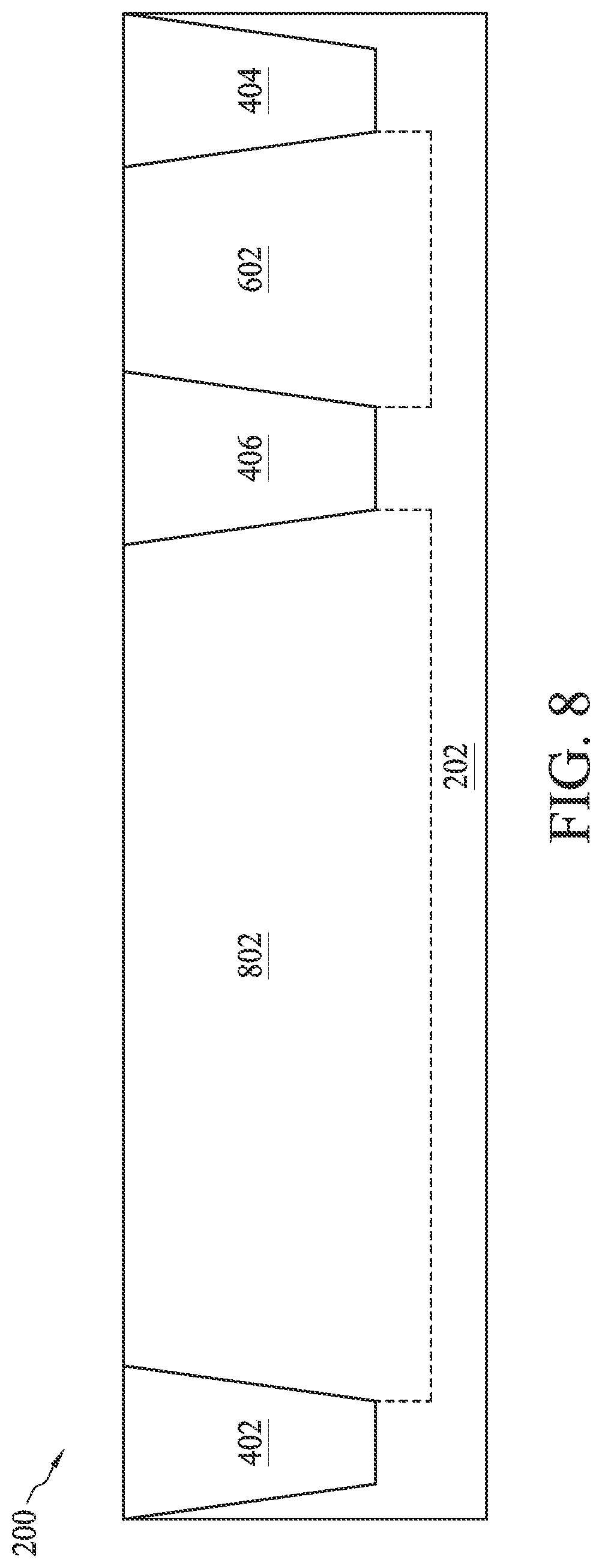 Patent US12107148 Figure 8 – Semiconductor devices and methods of manufacturing thereof