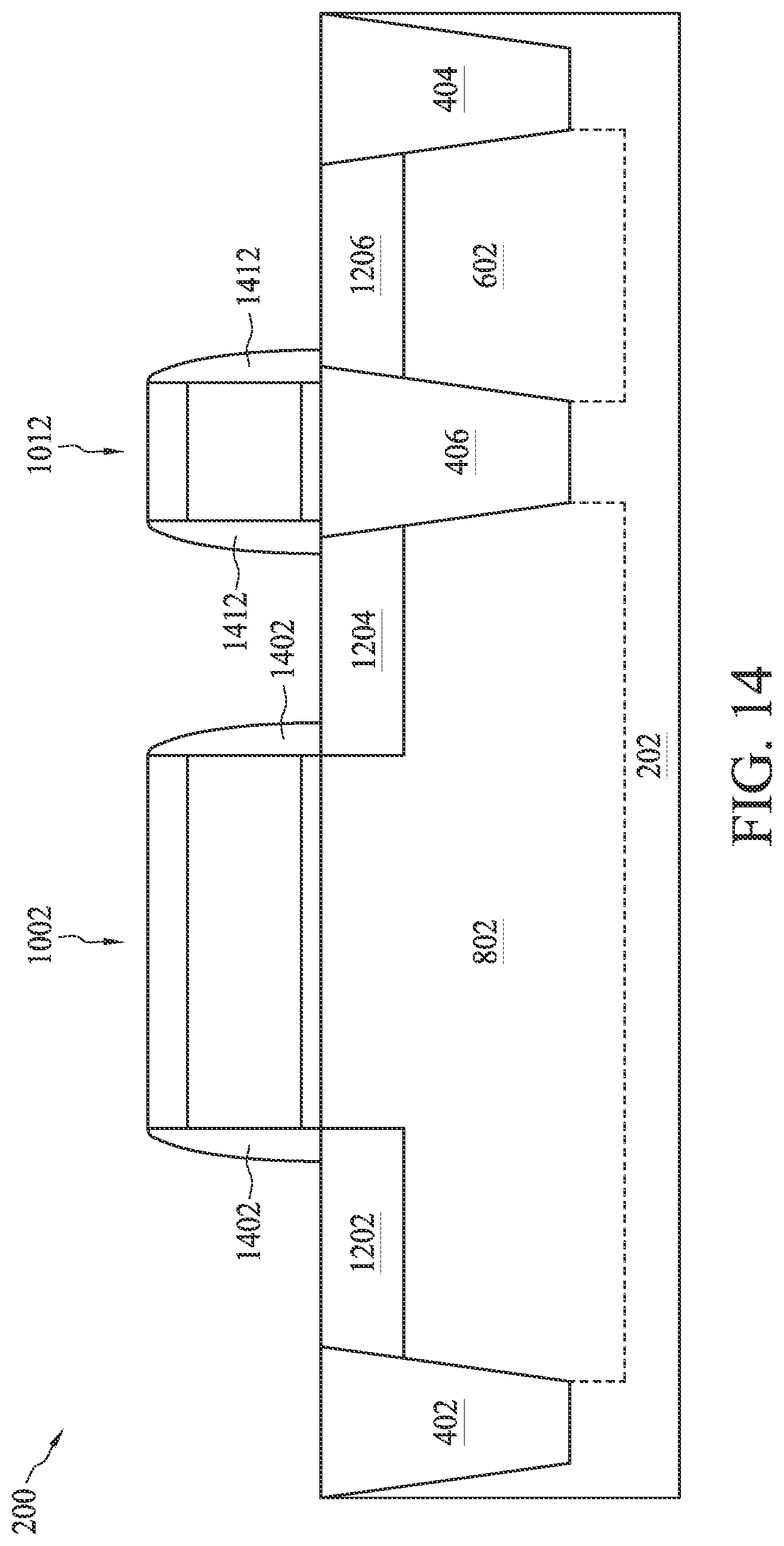Patent US12107148 Figure 14 – Semiconductor devices and methods of manufacturing thereof